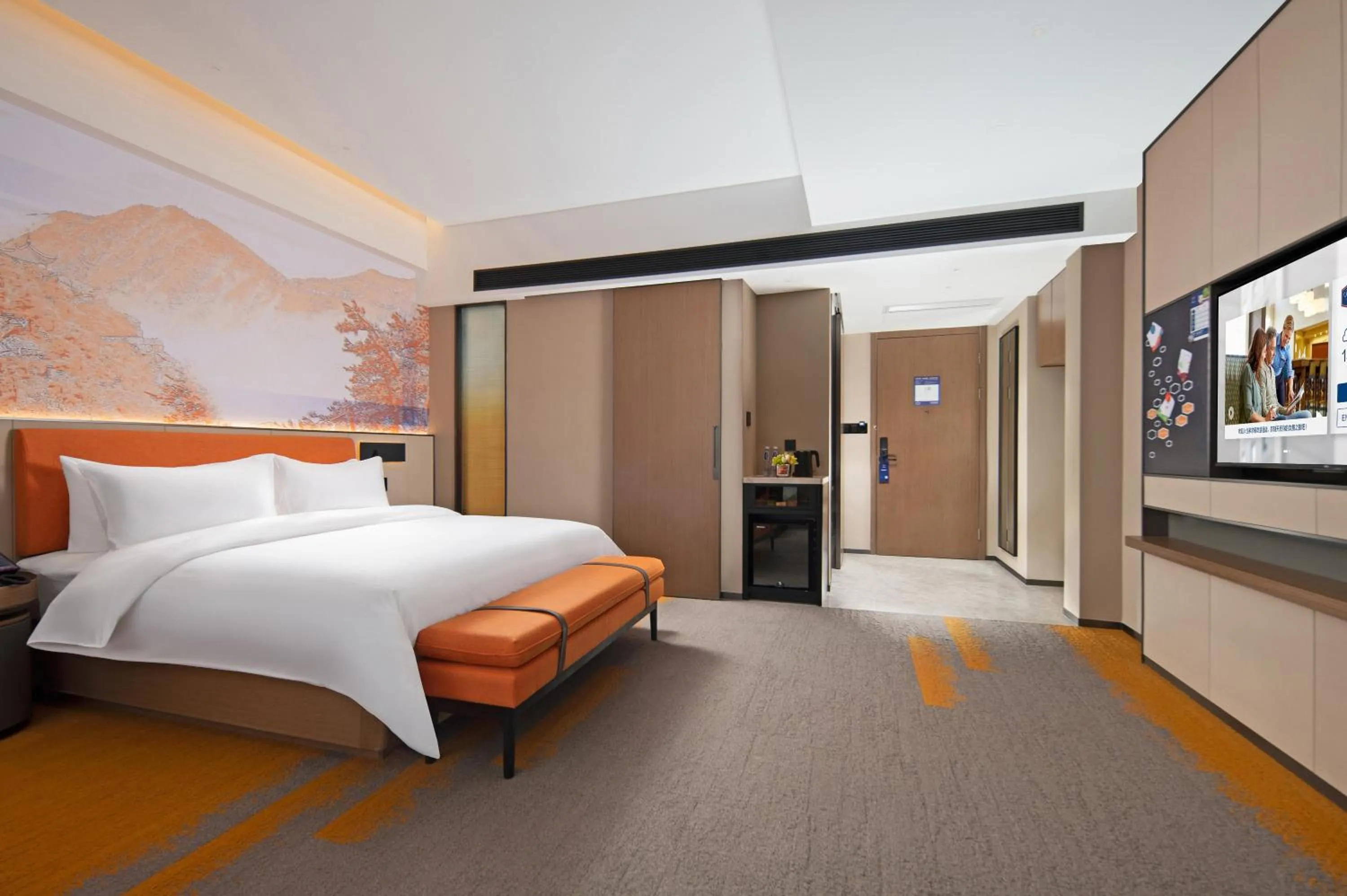 Bed in Hampton by hilton Jiujiang Balihu