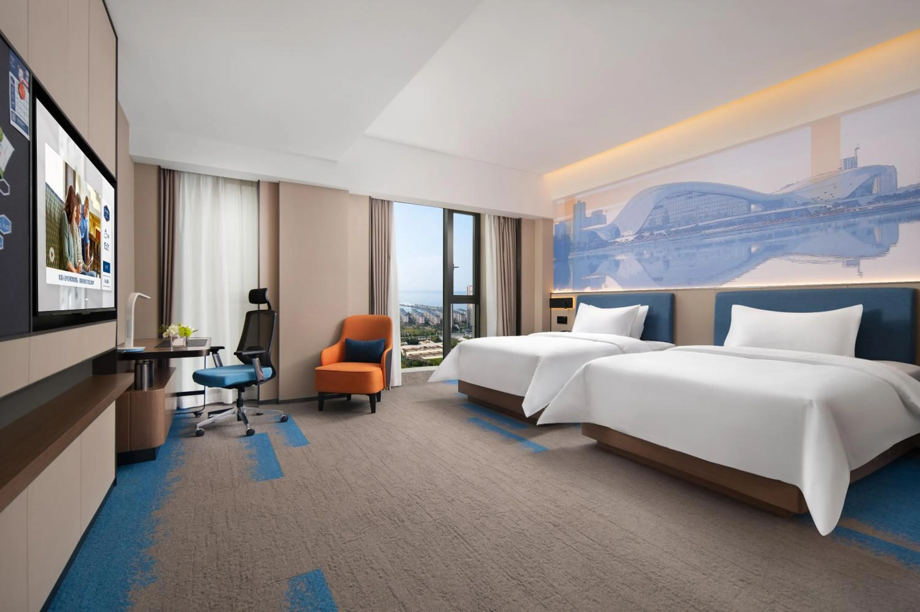 Bed in Hampton by hilton Jiujiang Balihu