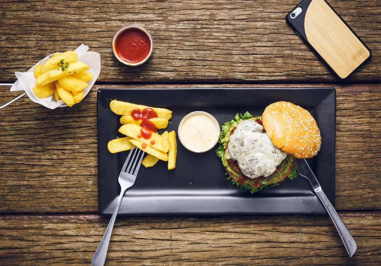 Food close-up in Oude Werf Hotel