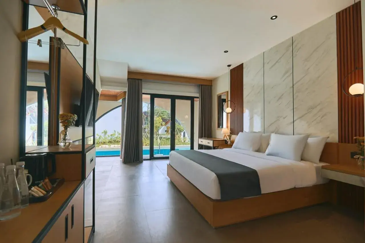 Deluxe Double Room in Casabadia Villas Pangandaran by Horison Deluxe Double Room in Casabadia Villas Pangandaran by Horison