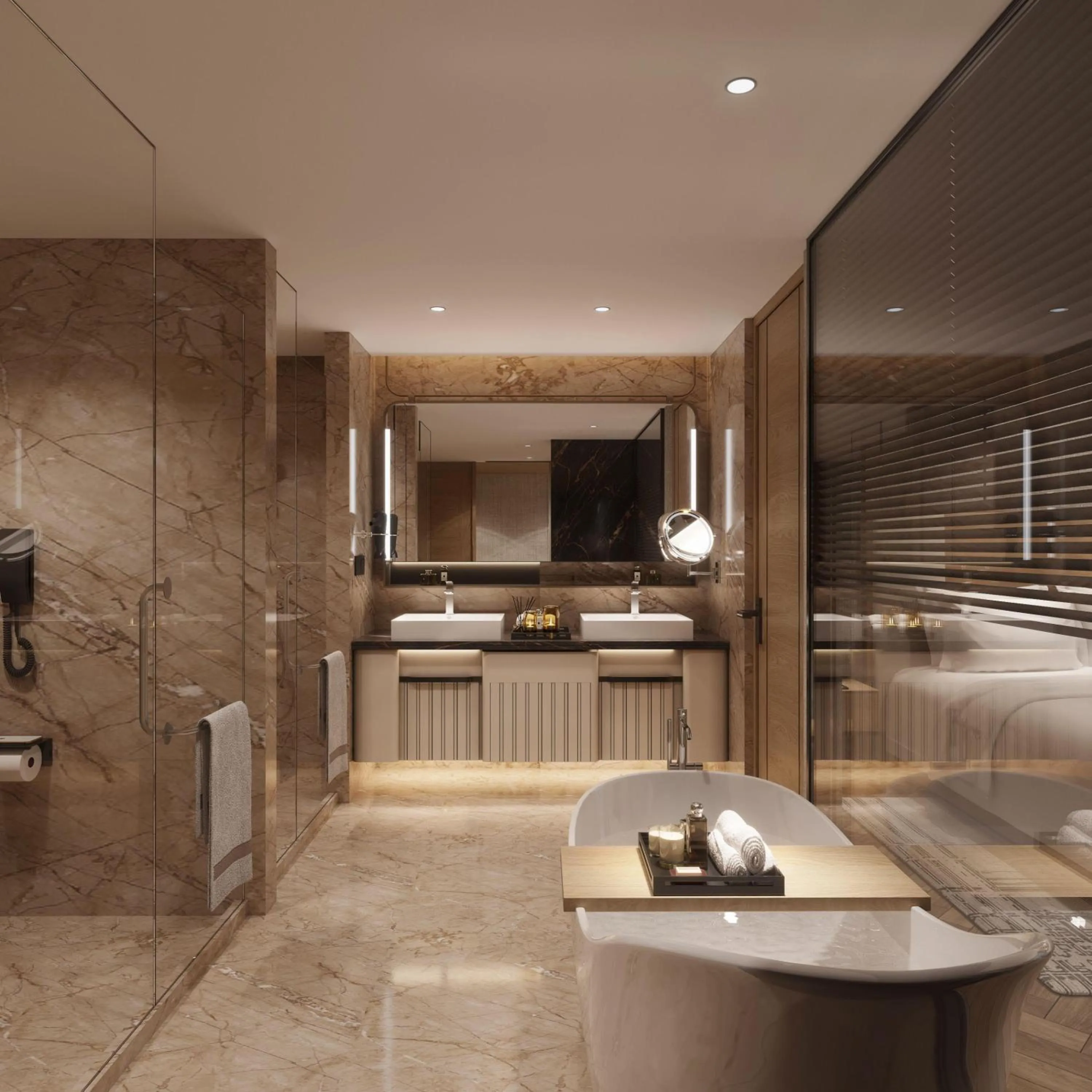 Bathroom in Doubletree By Hilton Bengaluru Airport