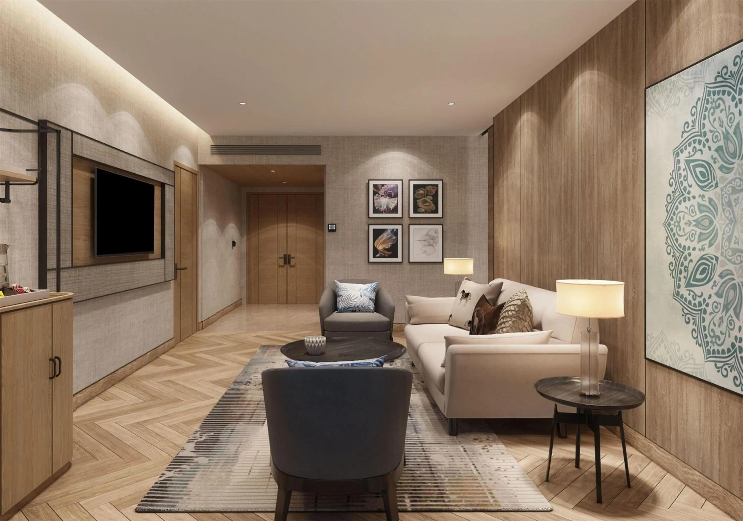 Living room in Doubletree By Hilton Bengaluru Airport