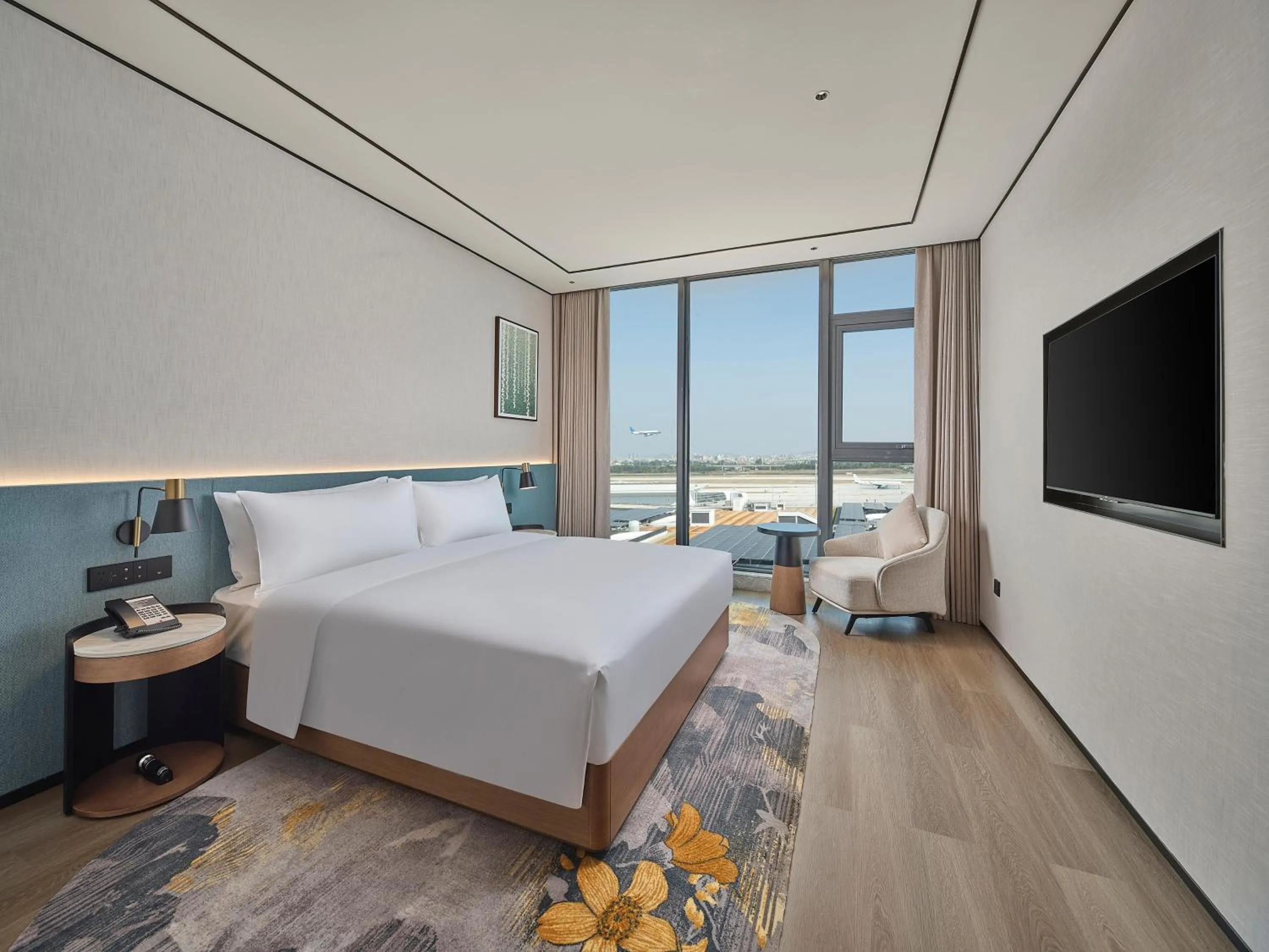 Bed in Hilton Garden Inn Guangzhou Baiyun Airport