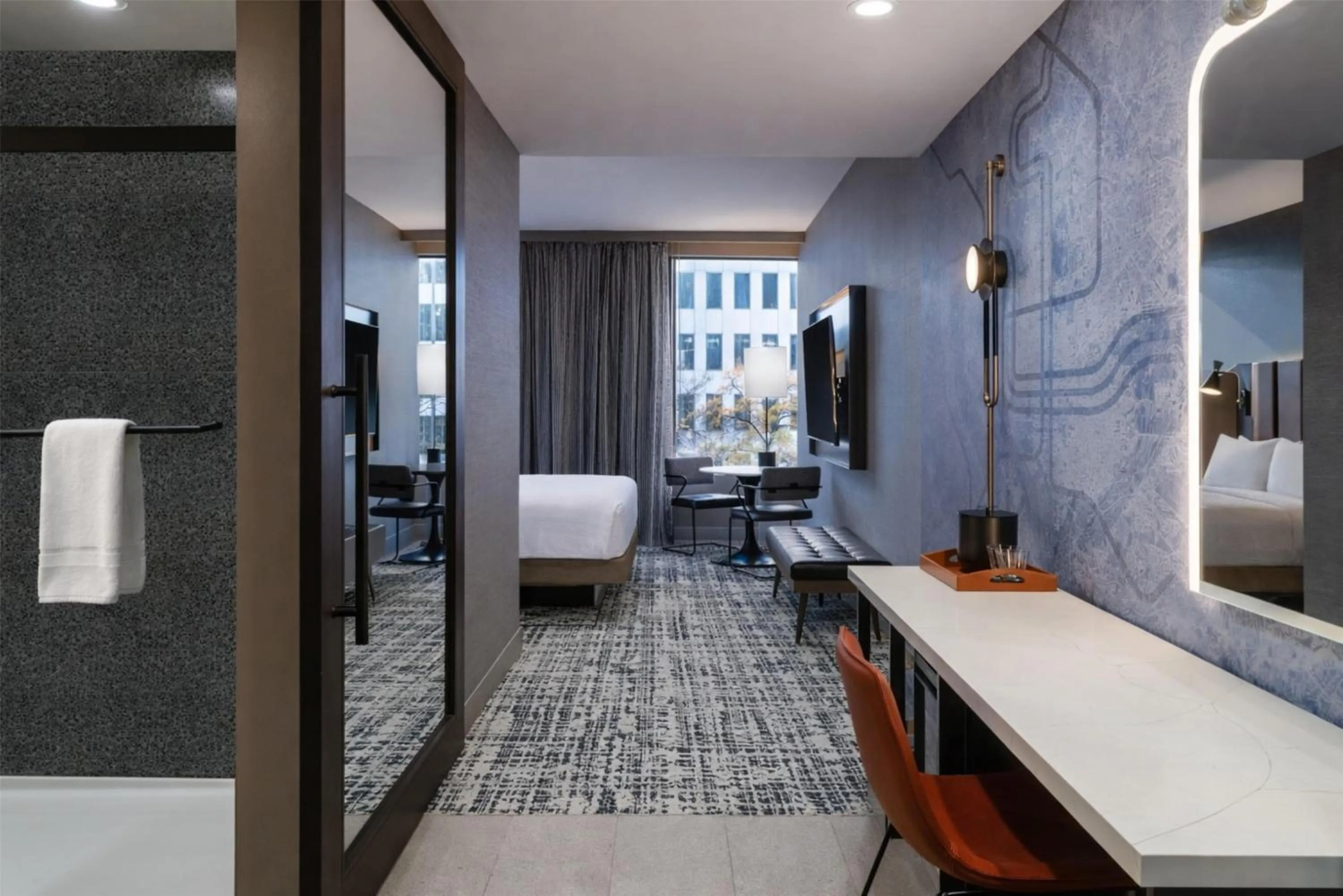 Bedroom, Bed in Tempo By Hilton Washington Dc Downtown