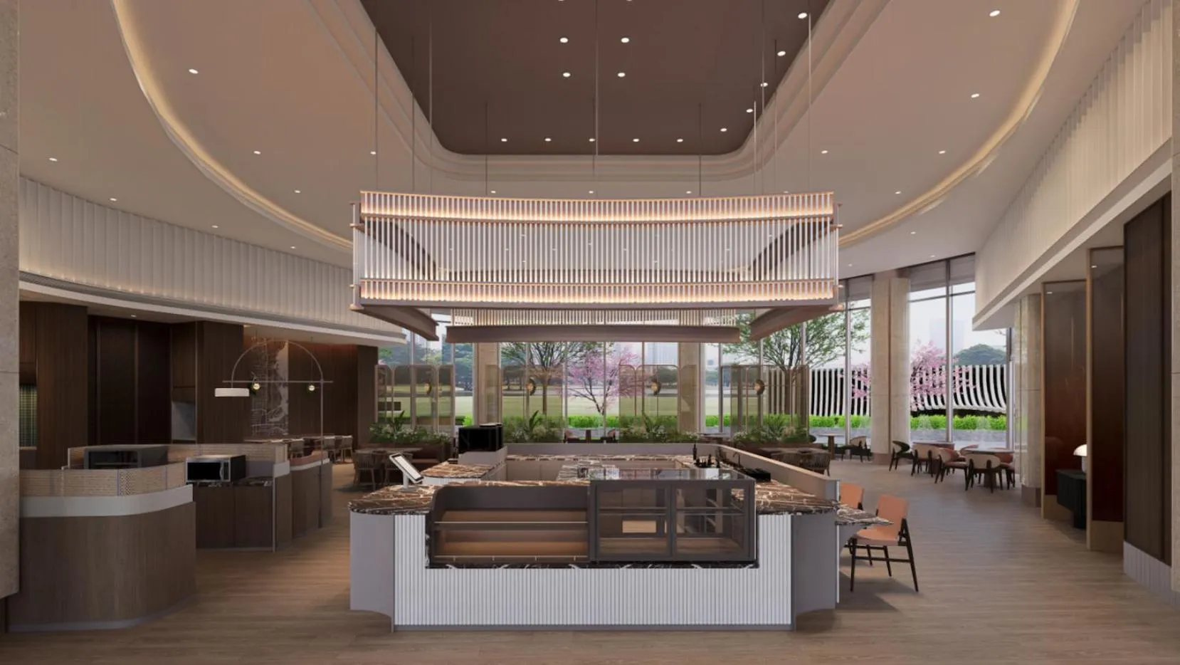 Restaurant/places to eat in Hilton Garden Inn Huangshi Dinosaur Wonderland