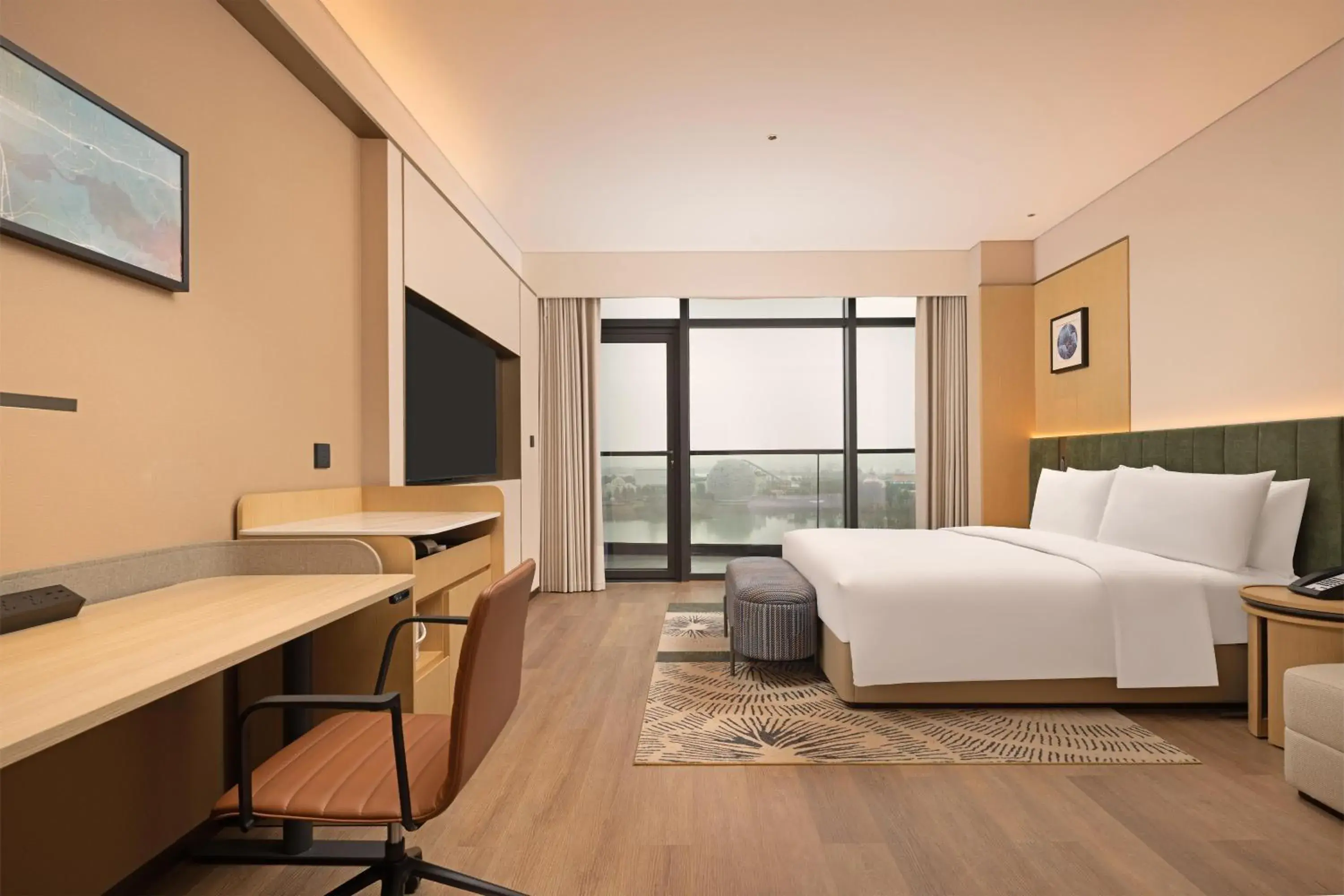 King Room - Mobility Accessible in Hilton Garden Inn Huangshi Dinosaur Wonderland King Room - Mobility Accessible in Hilton Garden Inn Huangshi Dinosaur Wonderland