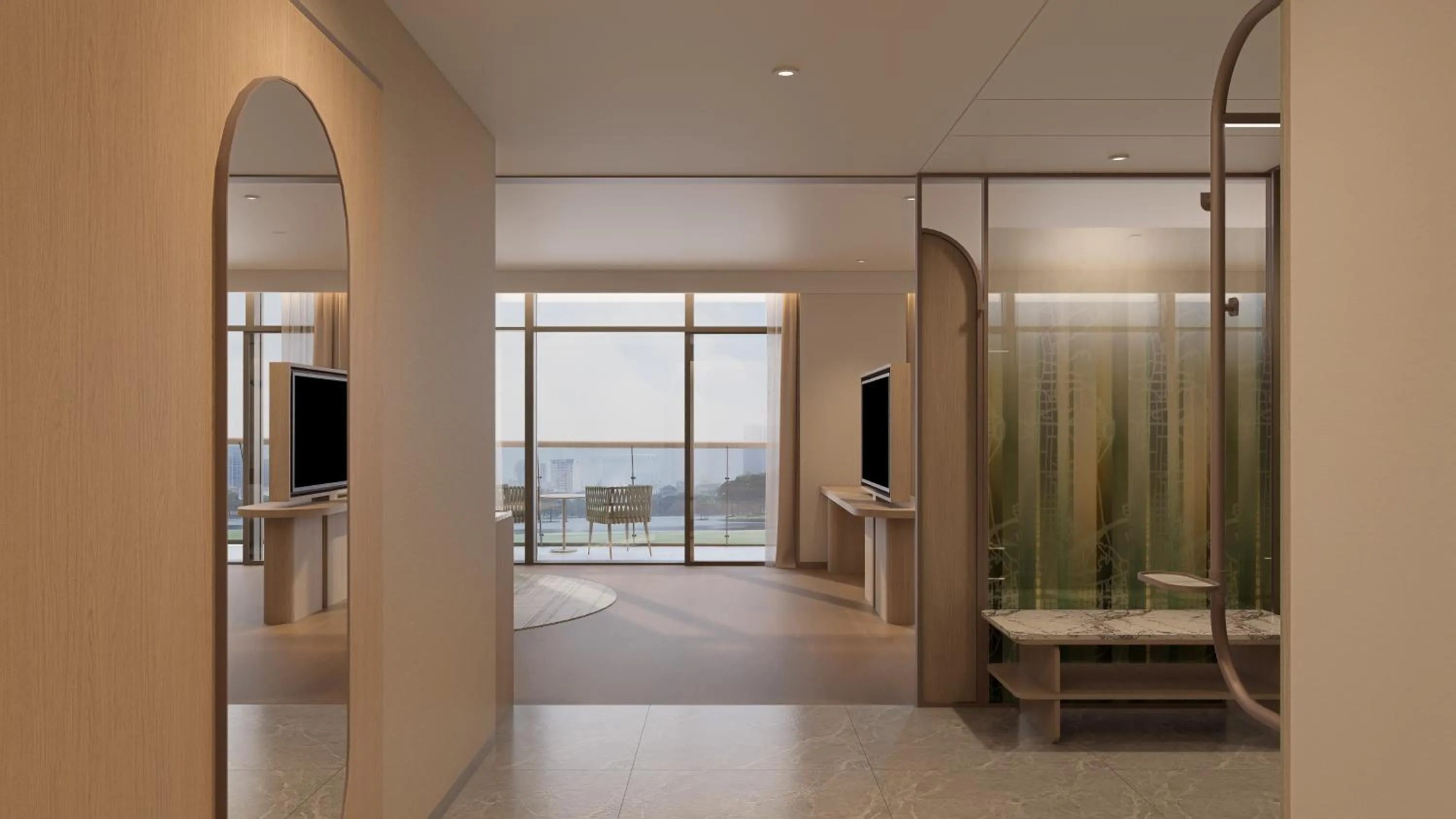 TV and multimedia in Hilton Garden Inn Huangshi Dinosaur Wonderland