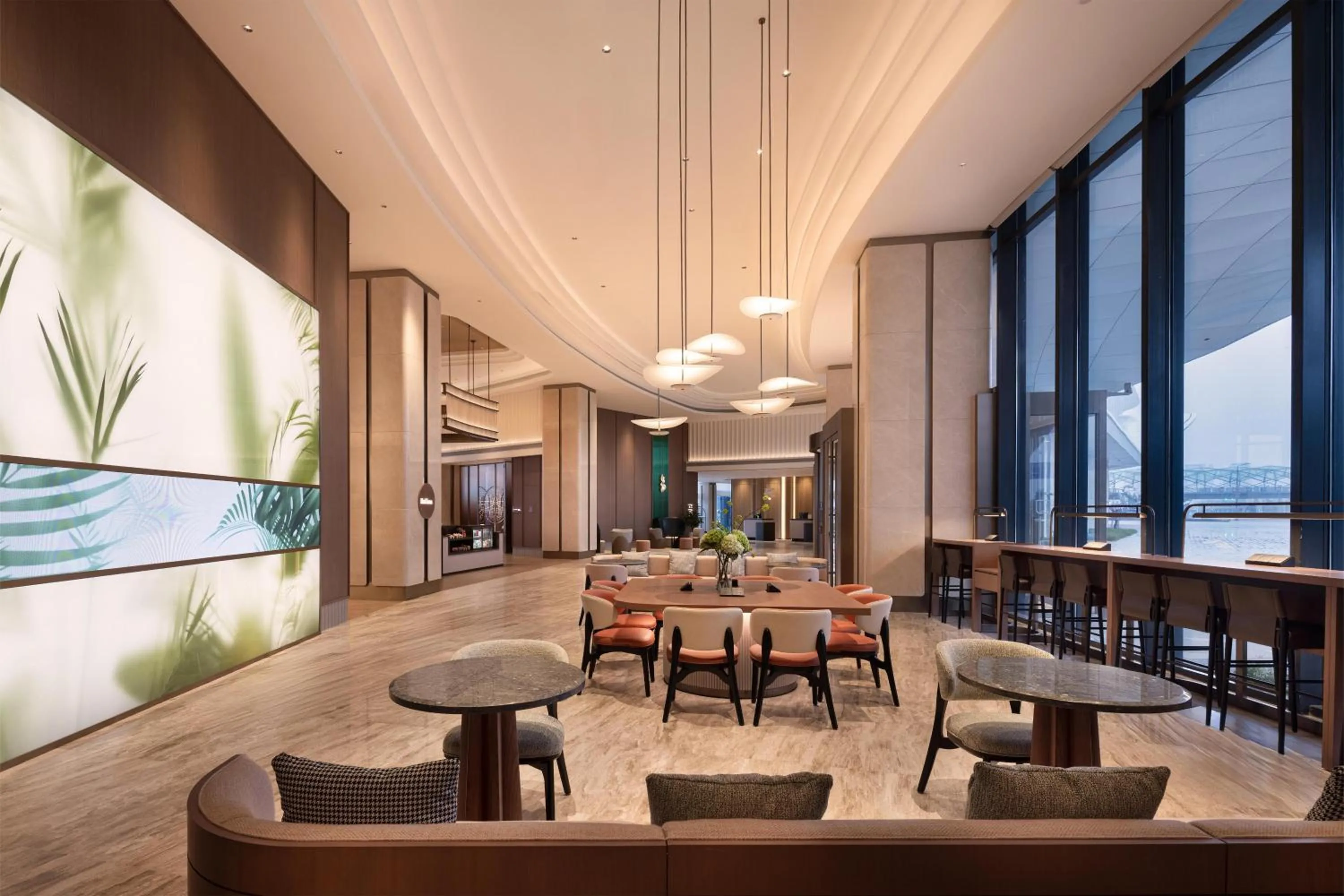 Lobby or reception in Hilton Garden Inn Huangshi Dinosaur Wonderland