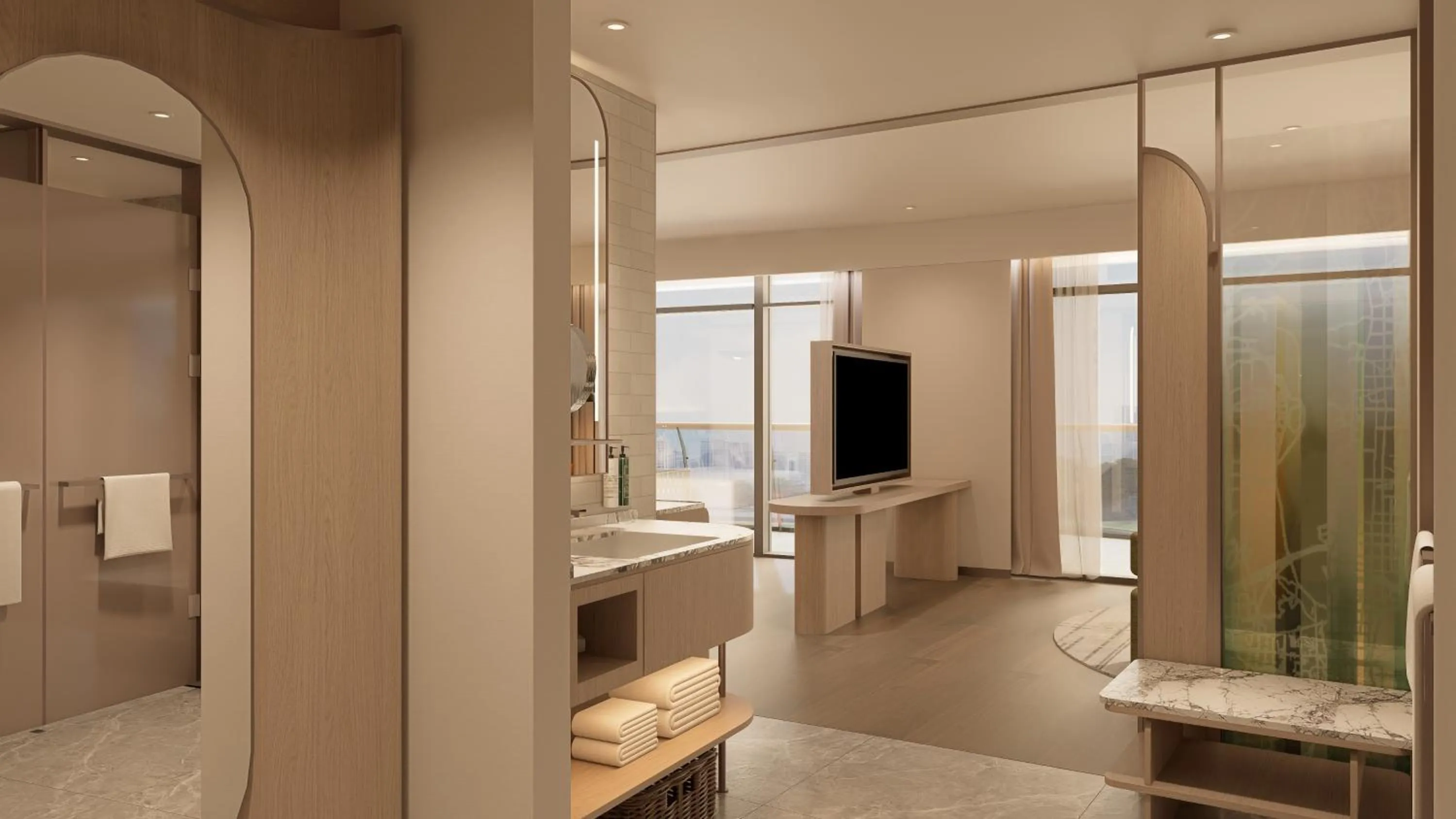 TV and multimedia in Hilton Garden Inn Huangshi Dinosaur Wonderland