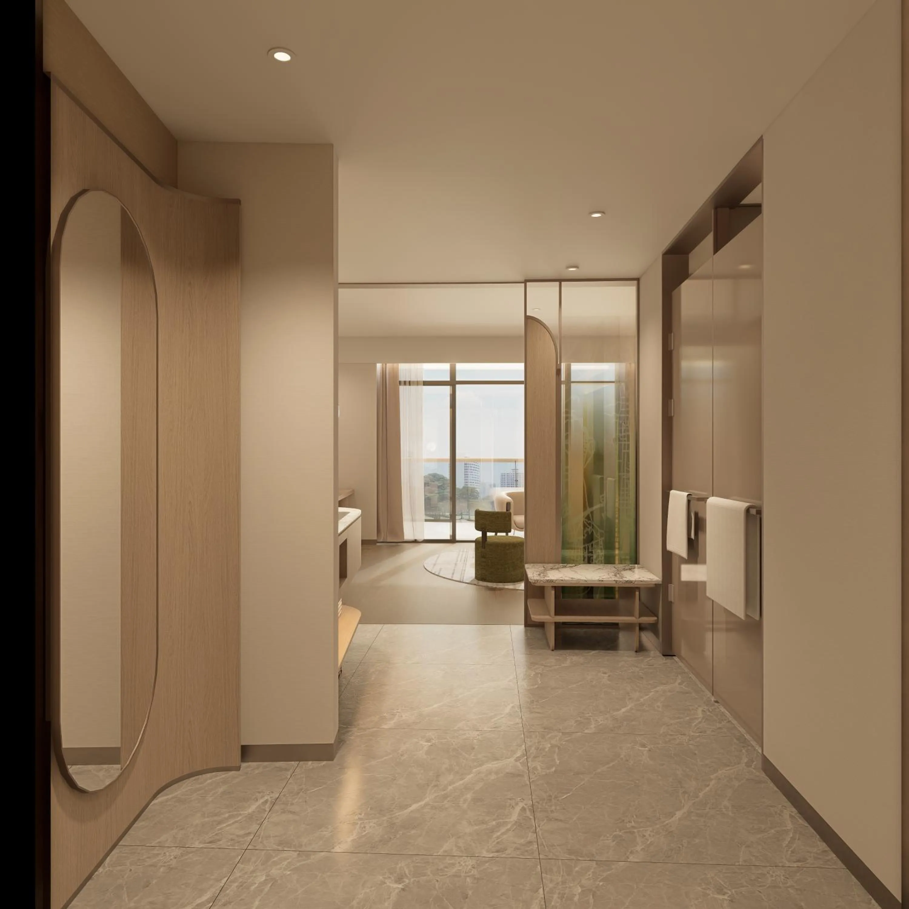 Living room in Hilton Garden Inn Huangshi Dinosaur Wonderland