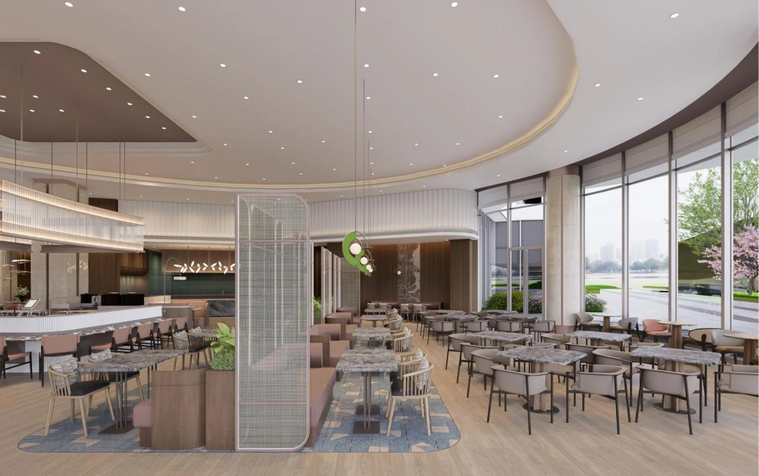 Restaurant/places to eat in Hilton Garden Inn Huangshi Dinosaur Wonderland