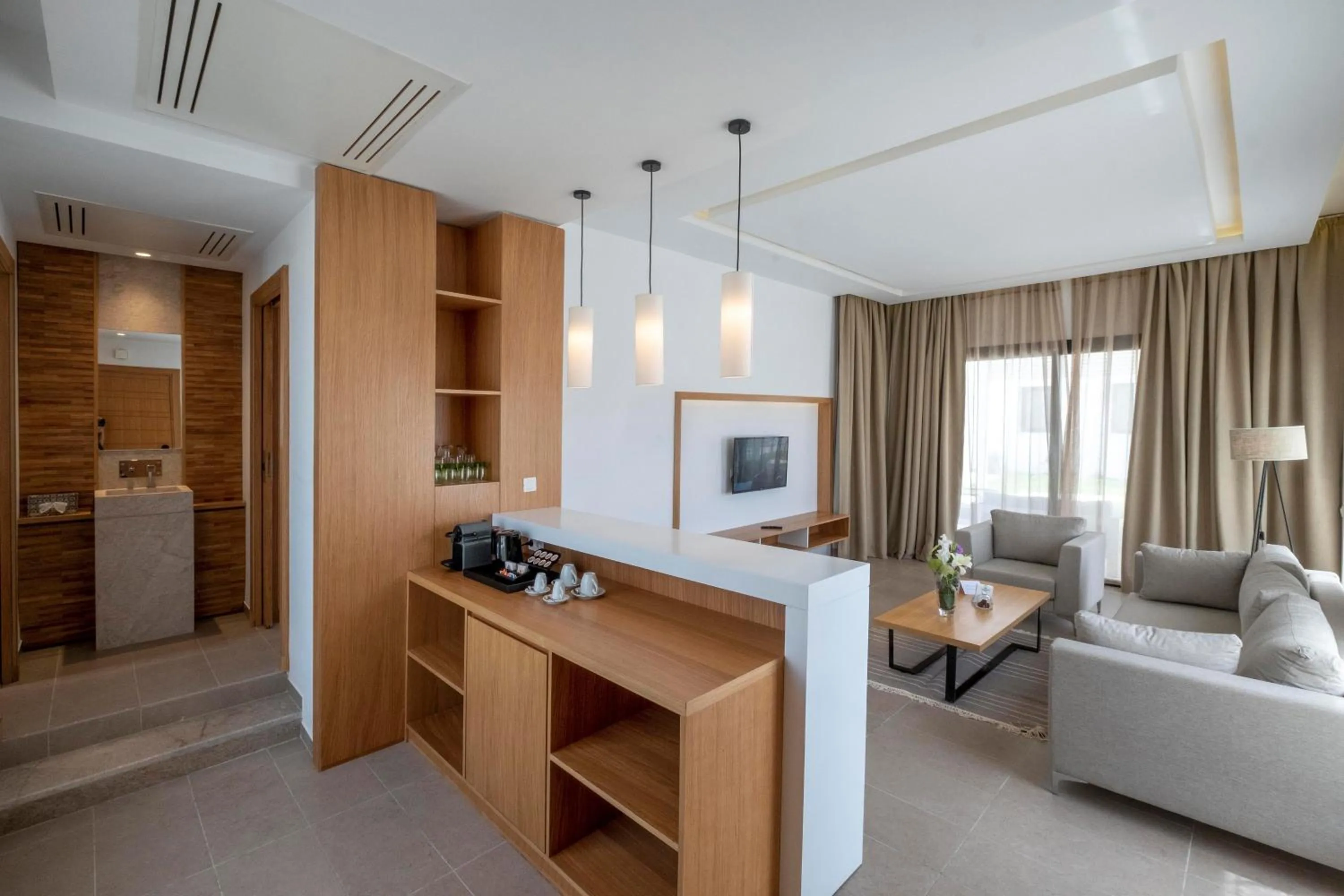 Living room, Bed in Les Orangers Garden Villas and Bungalows Ultra All inclusive