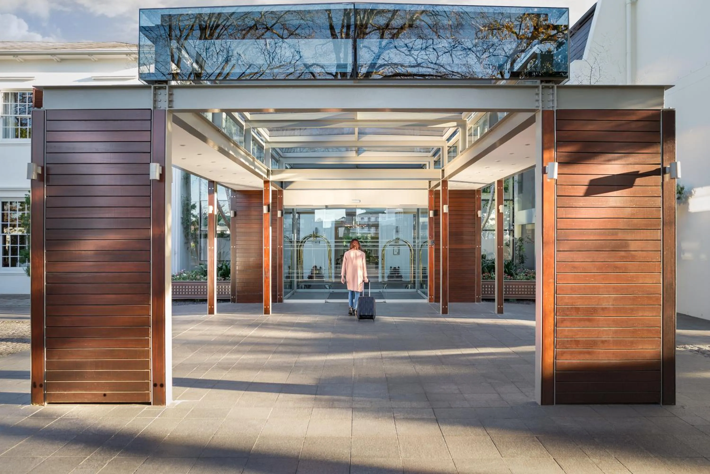 Facade/entrance in Vineyard Hotel