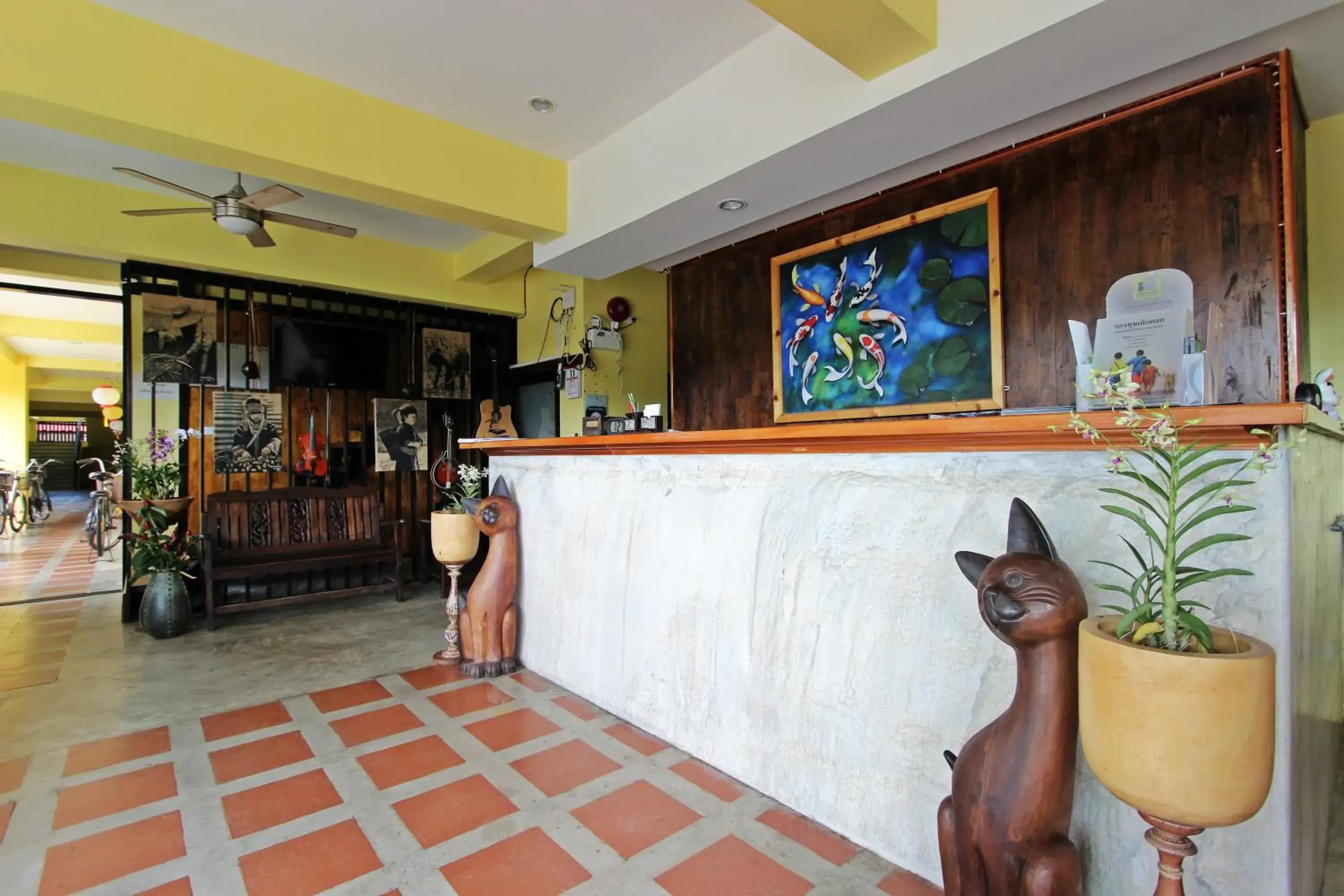 Lobby or reception in Baan Pordeedin Lobby or reception in Baan Pordeedin
