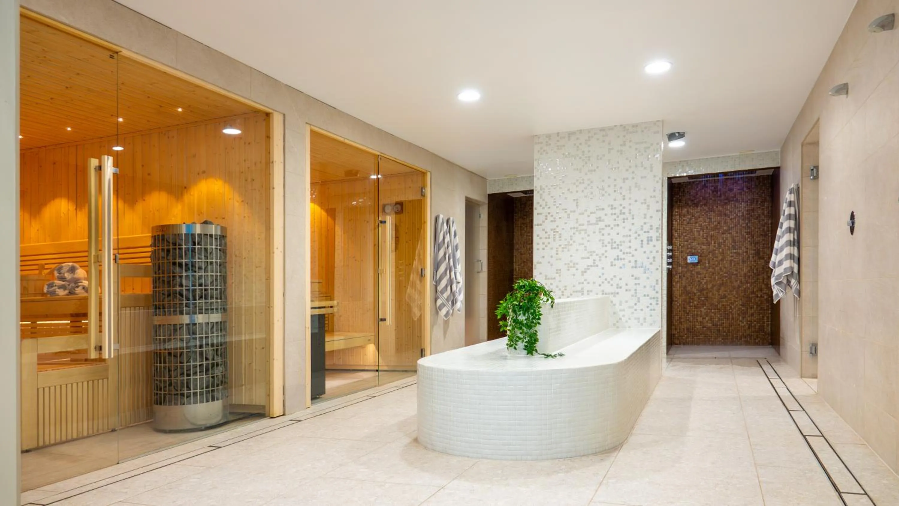 Sauna in St Moritz Hotel and Cowshed Spa