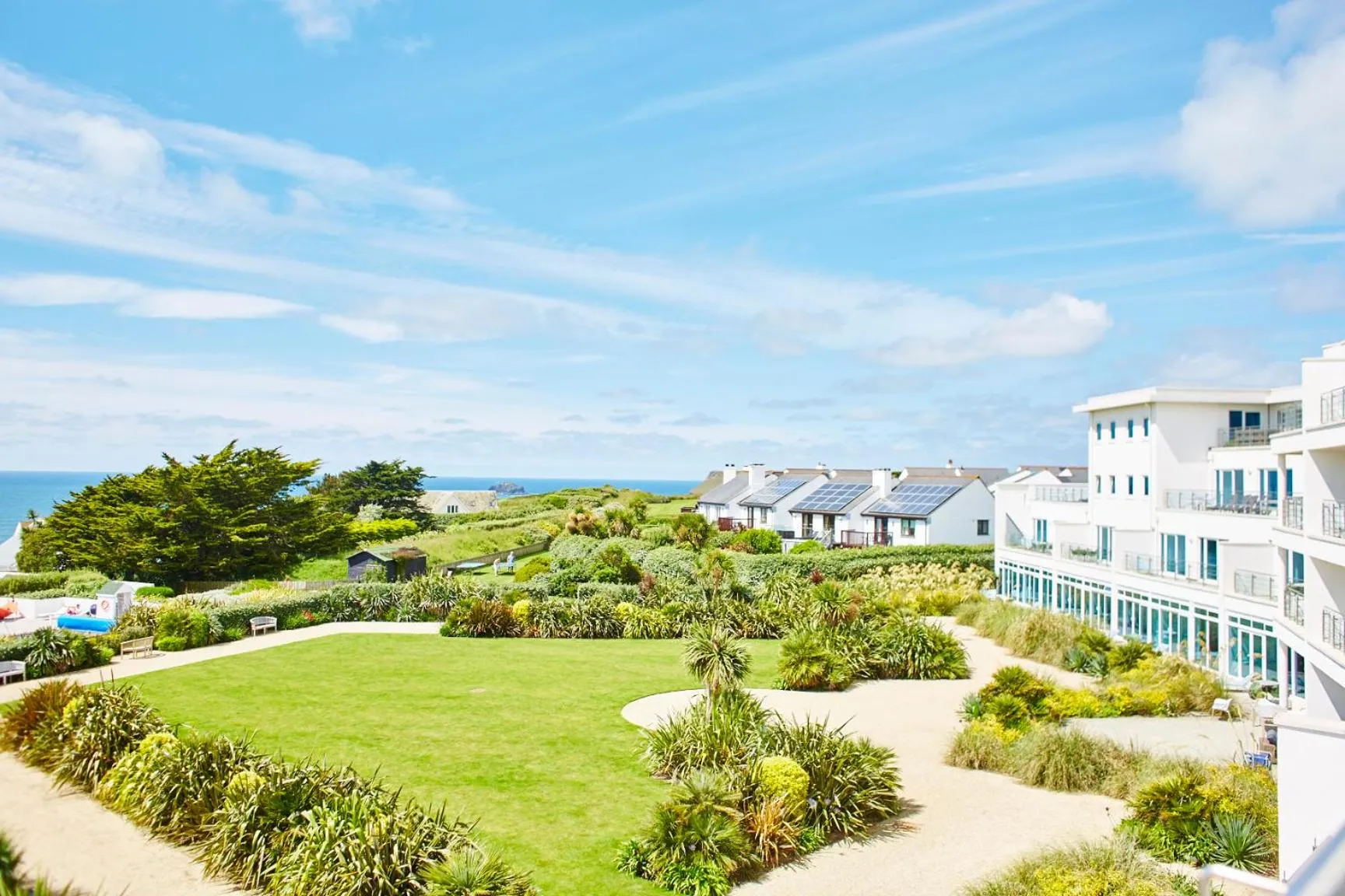 Garden in St Moritz Hotel and Cowshed Spa