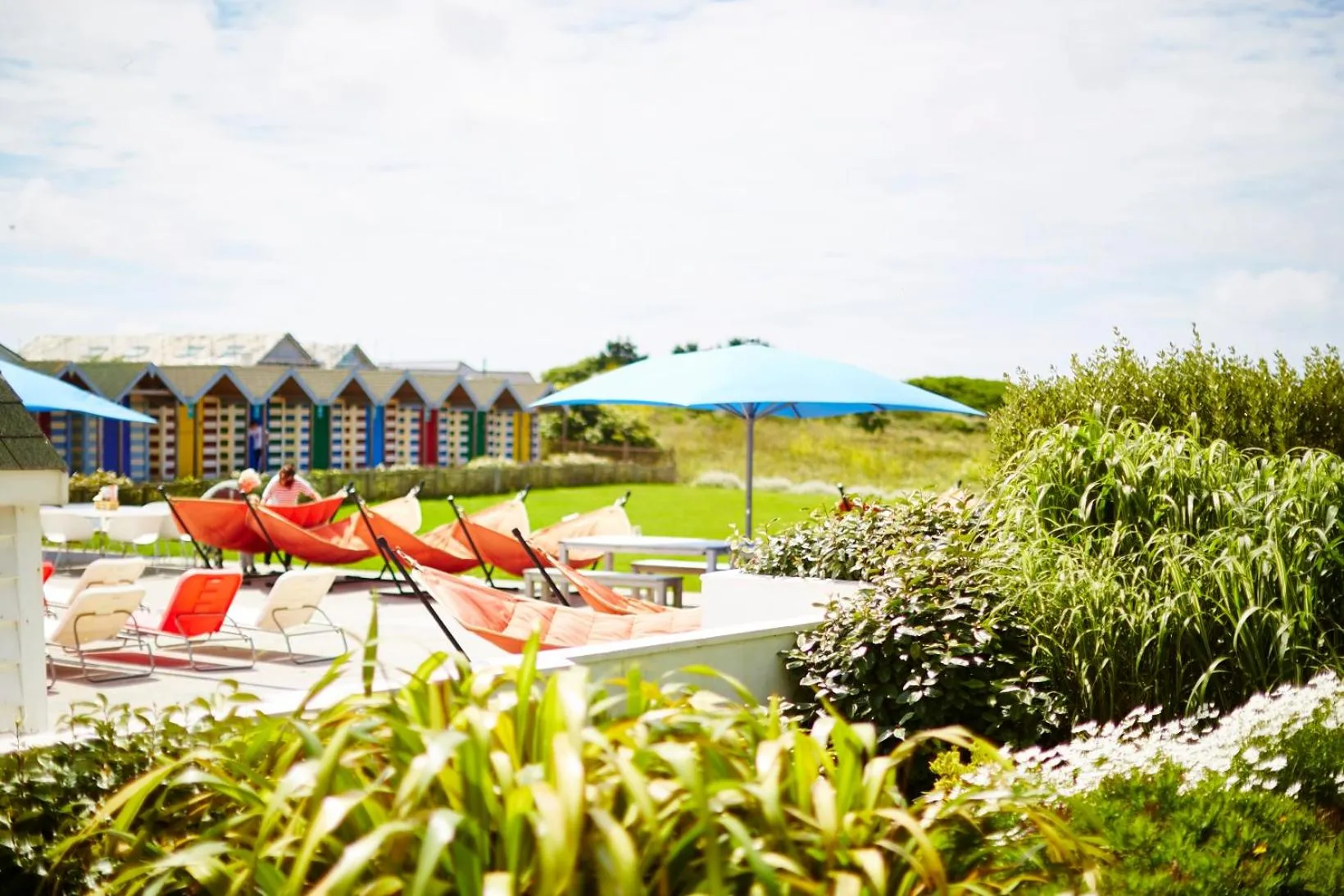 Patio in St Moritz Hotel and Cowshed Spa