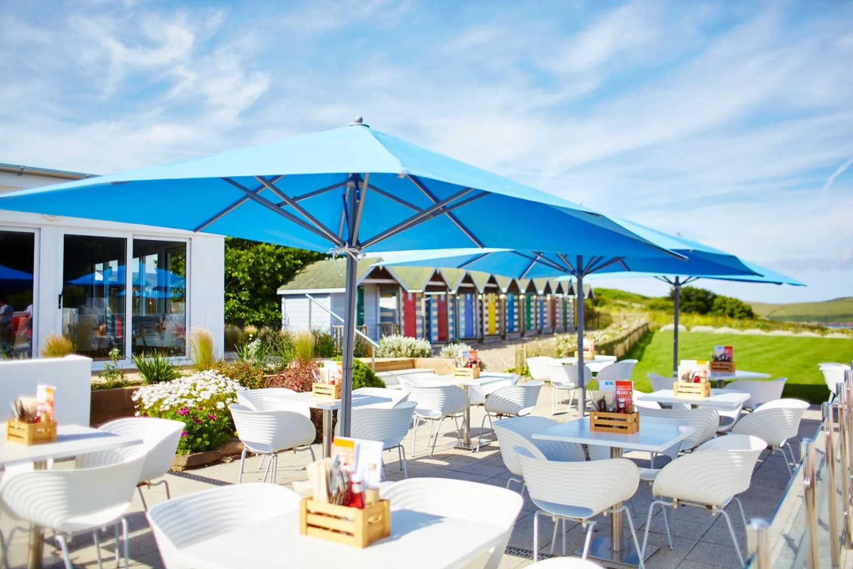 Patio in St Moritz Hotel and Cowshed Spa