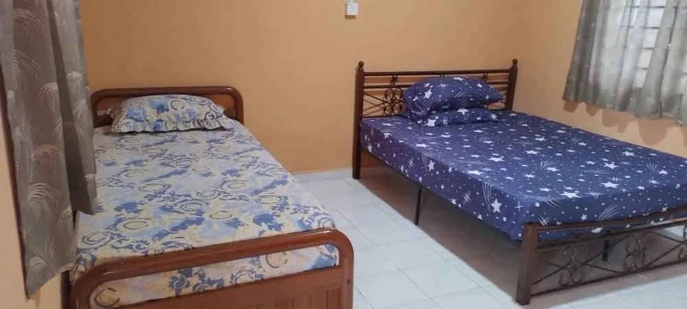 Bed in Bayu Beach Chalet PCB