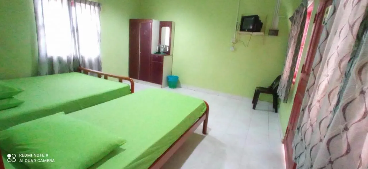 Bed in Bayu Beach Chalet PCB