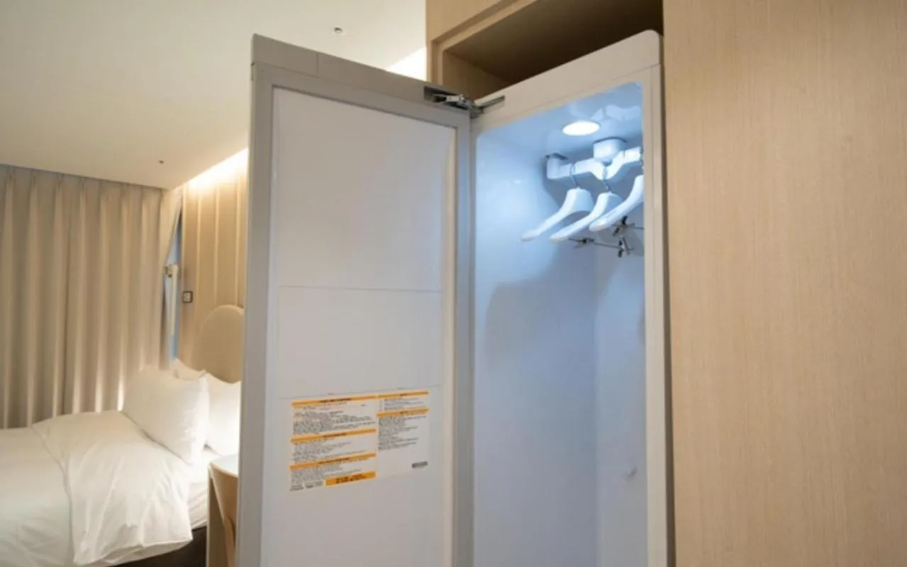 Bed in Daegu Hyeonpung Prana Hotel