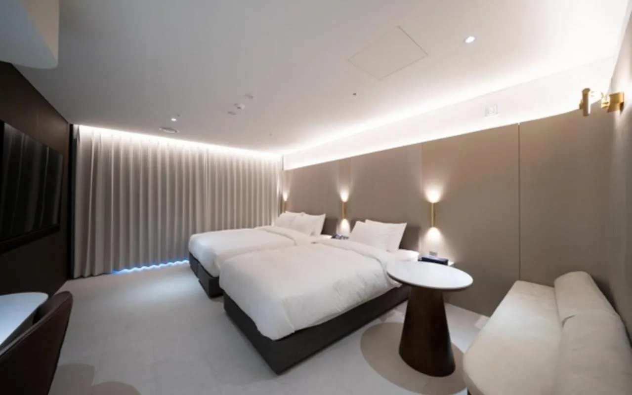 Bed in Daegu Hyeonpung Prana Hotel