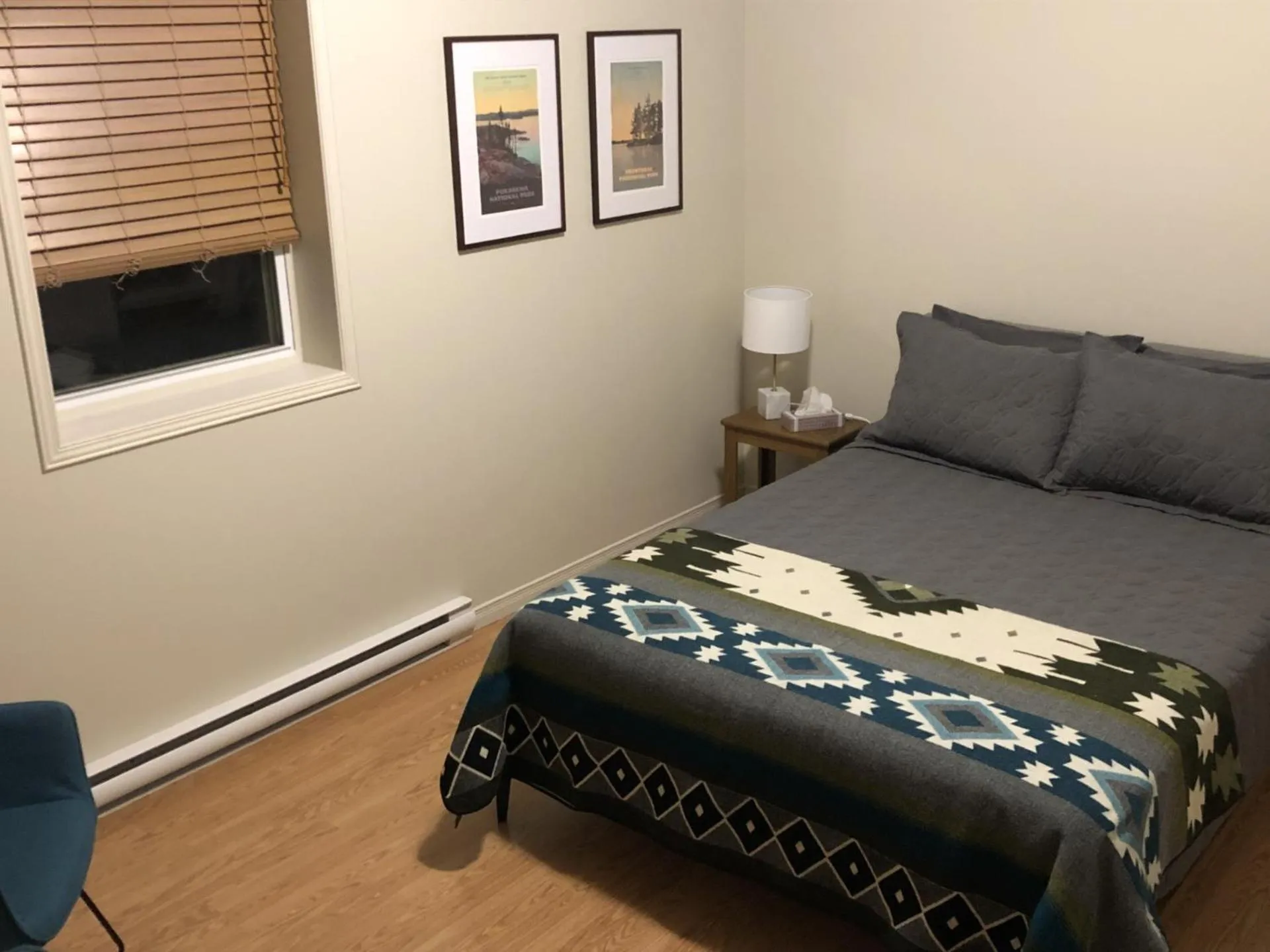 Bed in Motel De La Gare Richmond