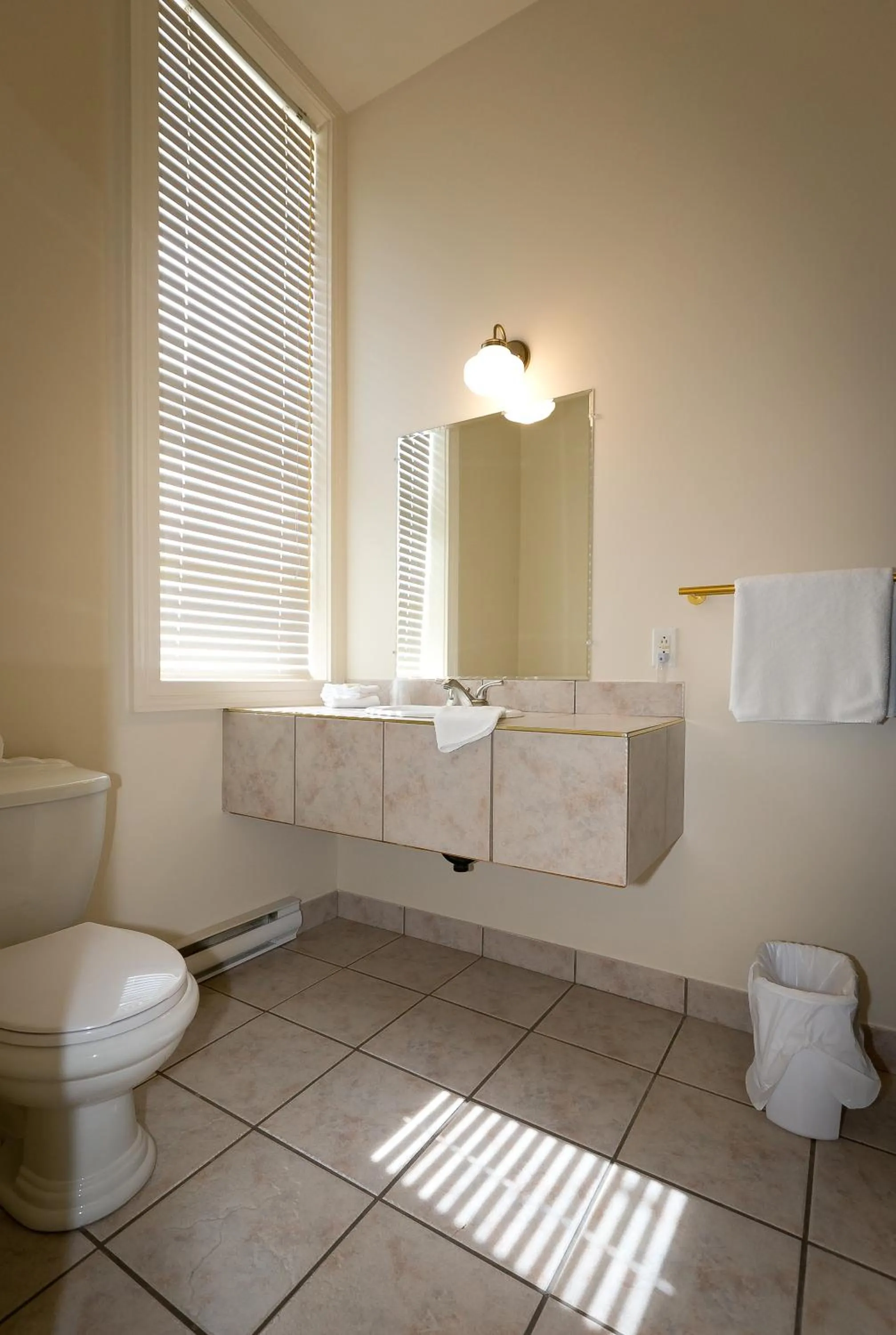 Toilet in Motel De La Gare Richmond