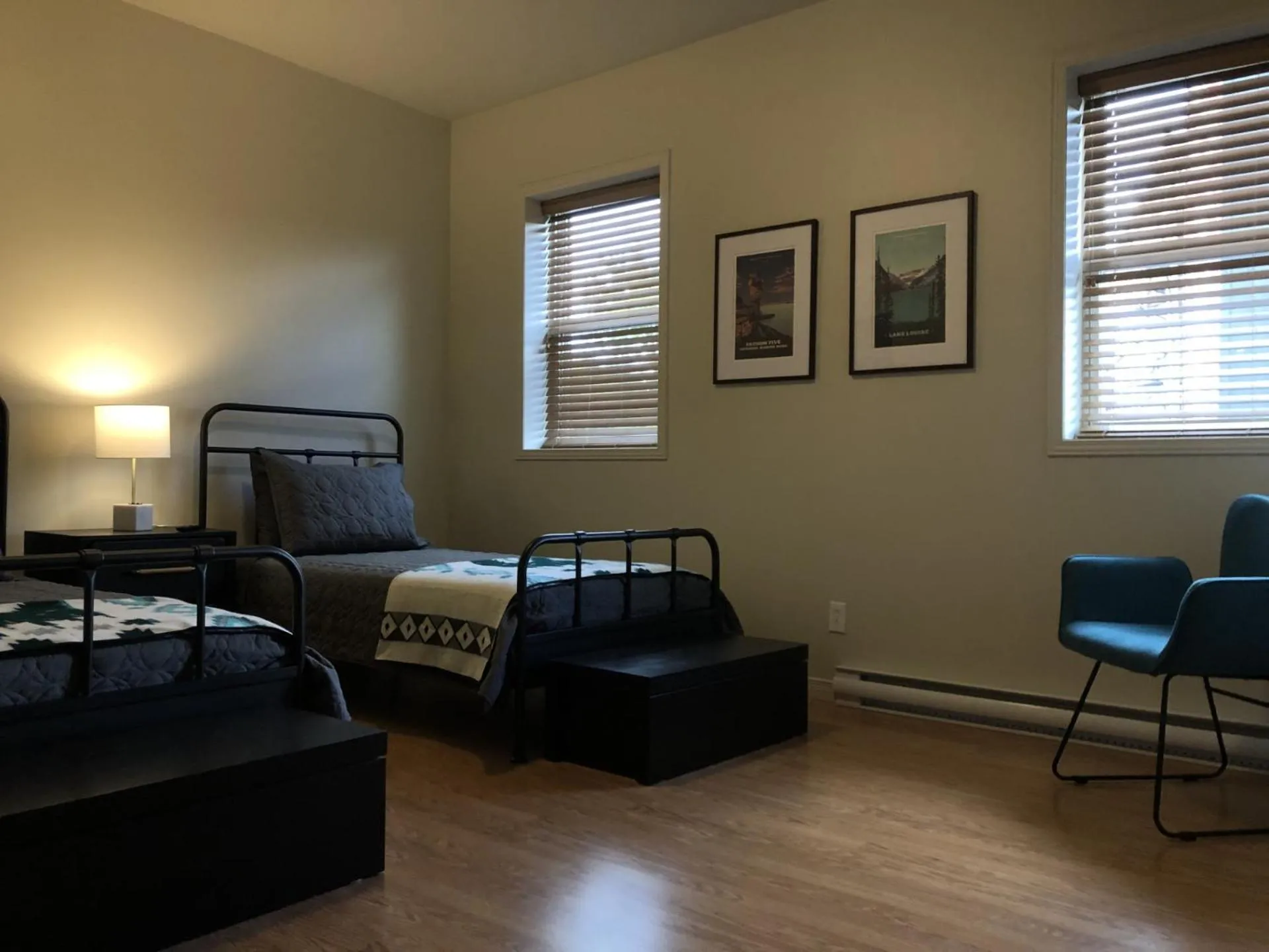 Bed in Motel De La Gare Richmond