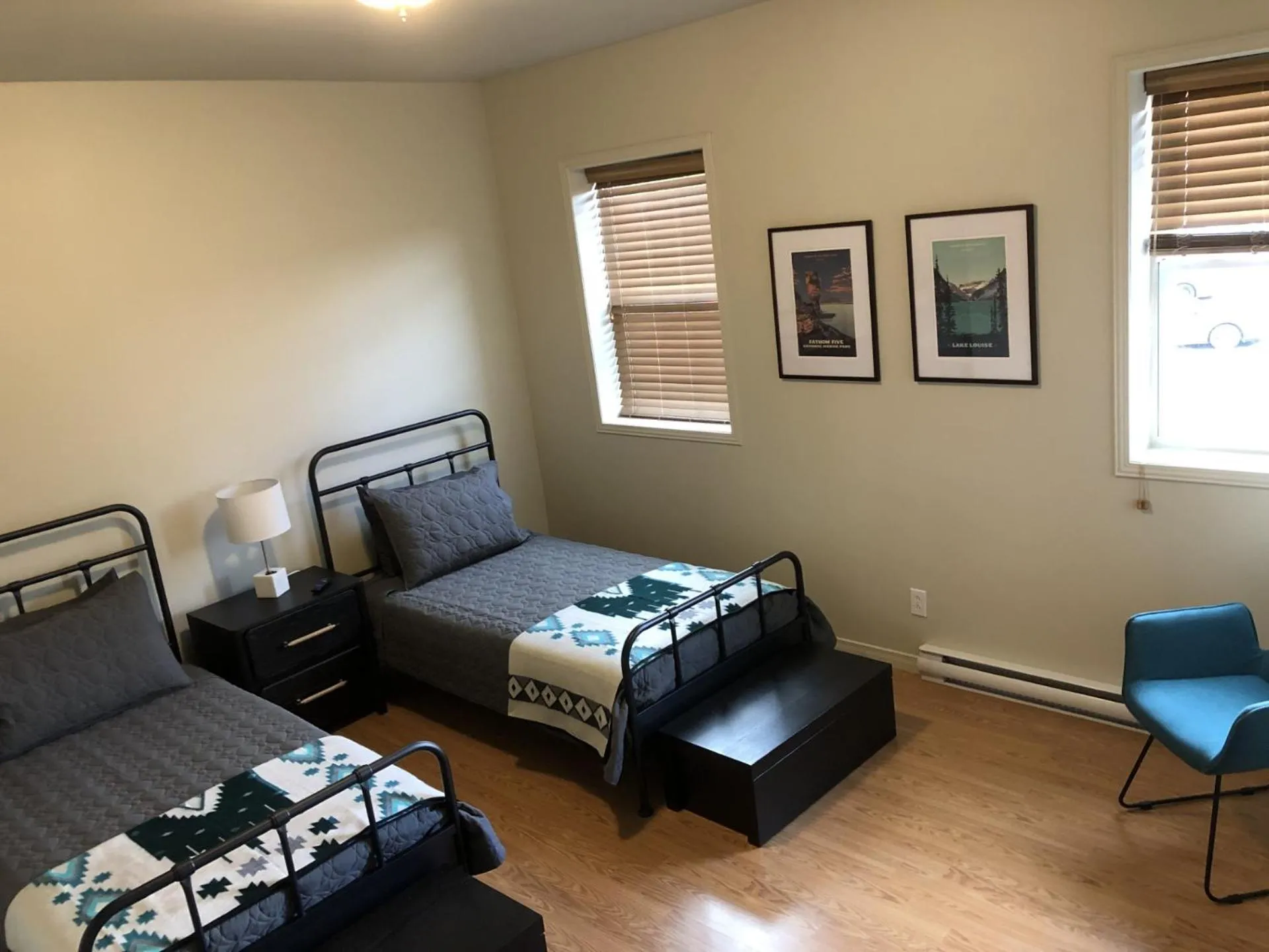 Bed in Motel De La Gare Richmond
