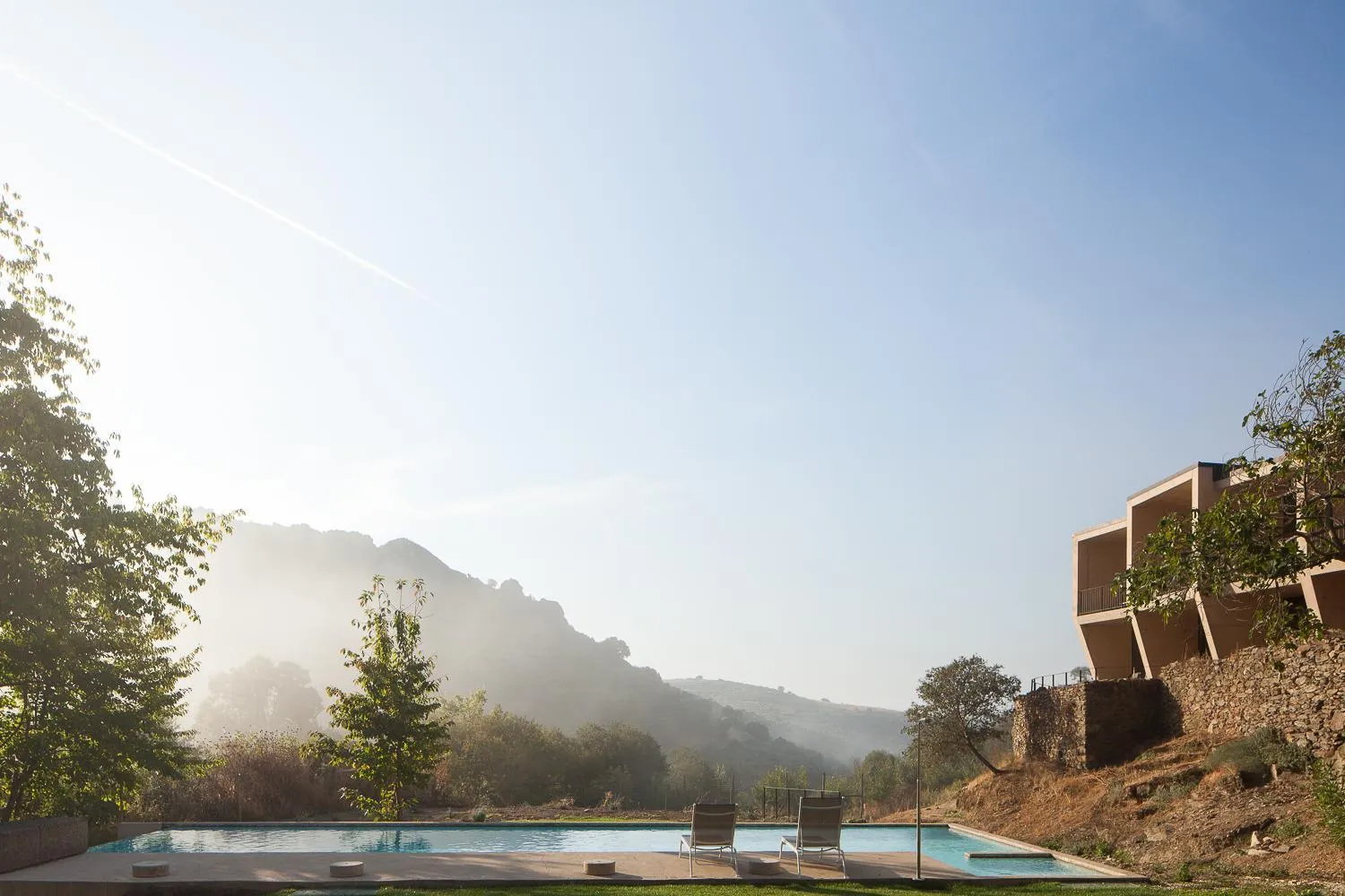 Pool view in Colmeal Countryside Hotel