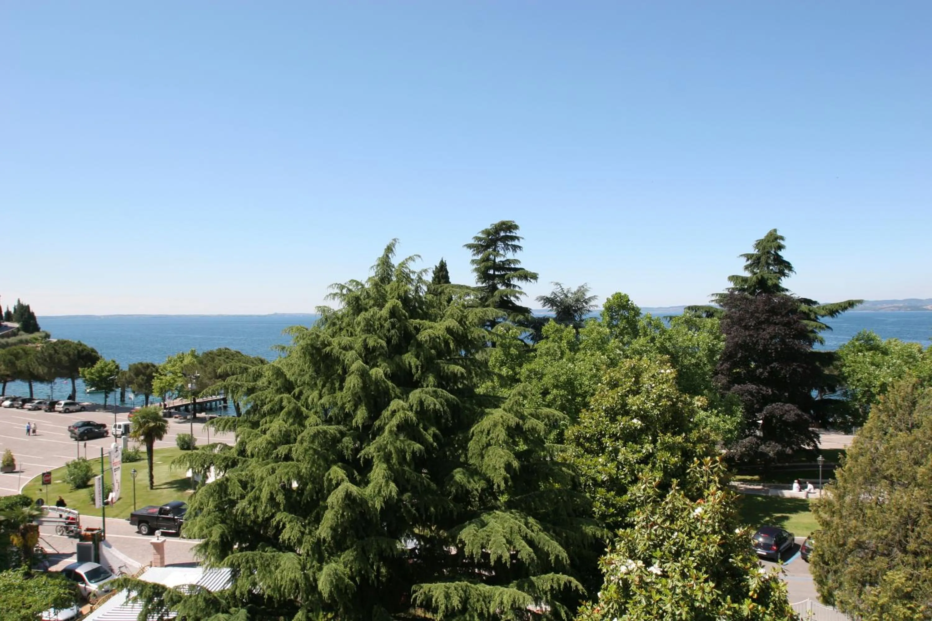 Garden view in Hotel Europa