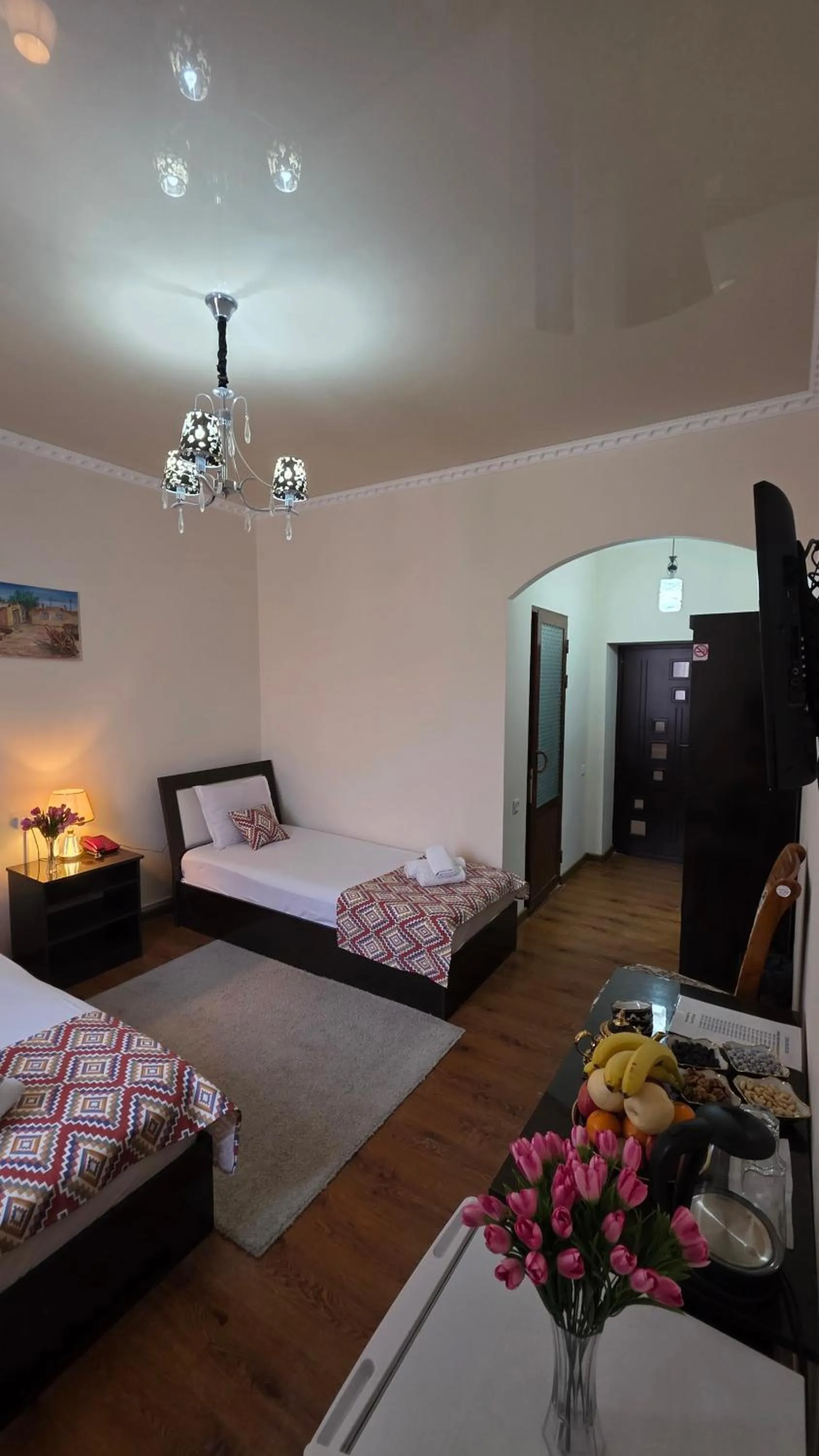 View (from property/room), Bed in Hotel Euro Asia Khiva - Ichan Qala