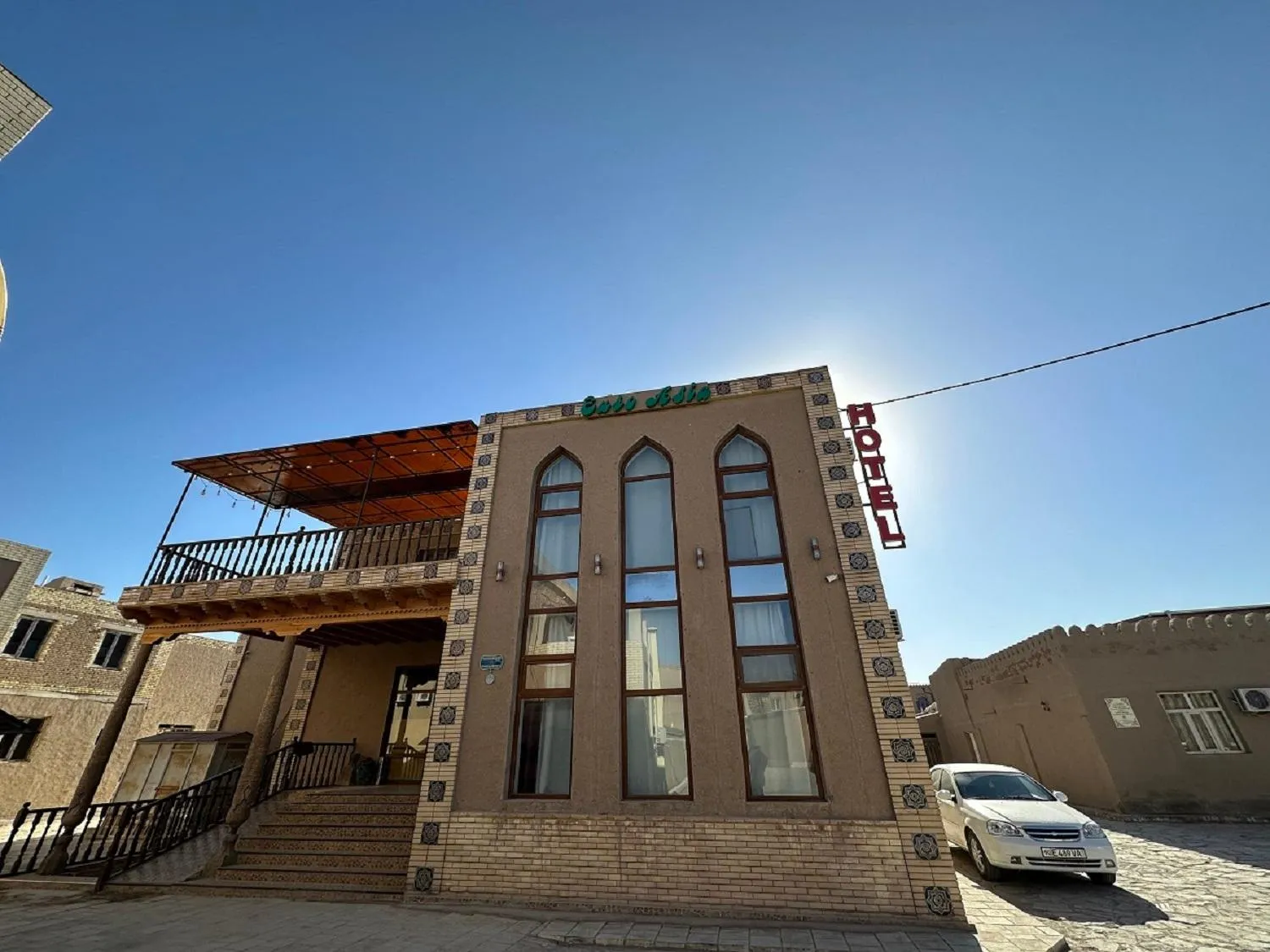 Facade/entrance in Hotel Euro Asia Khiva in Ichan Qala