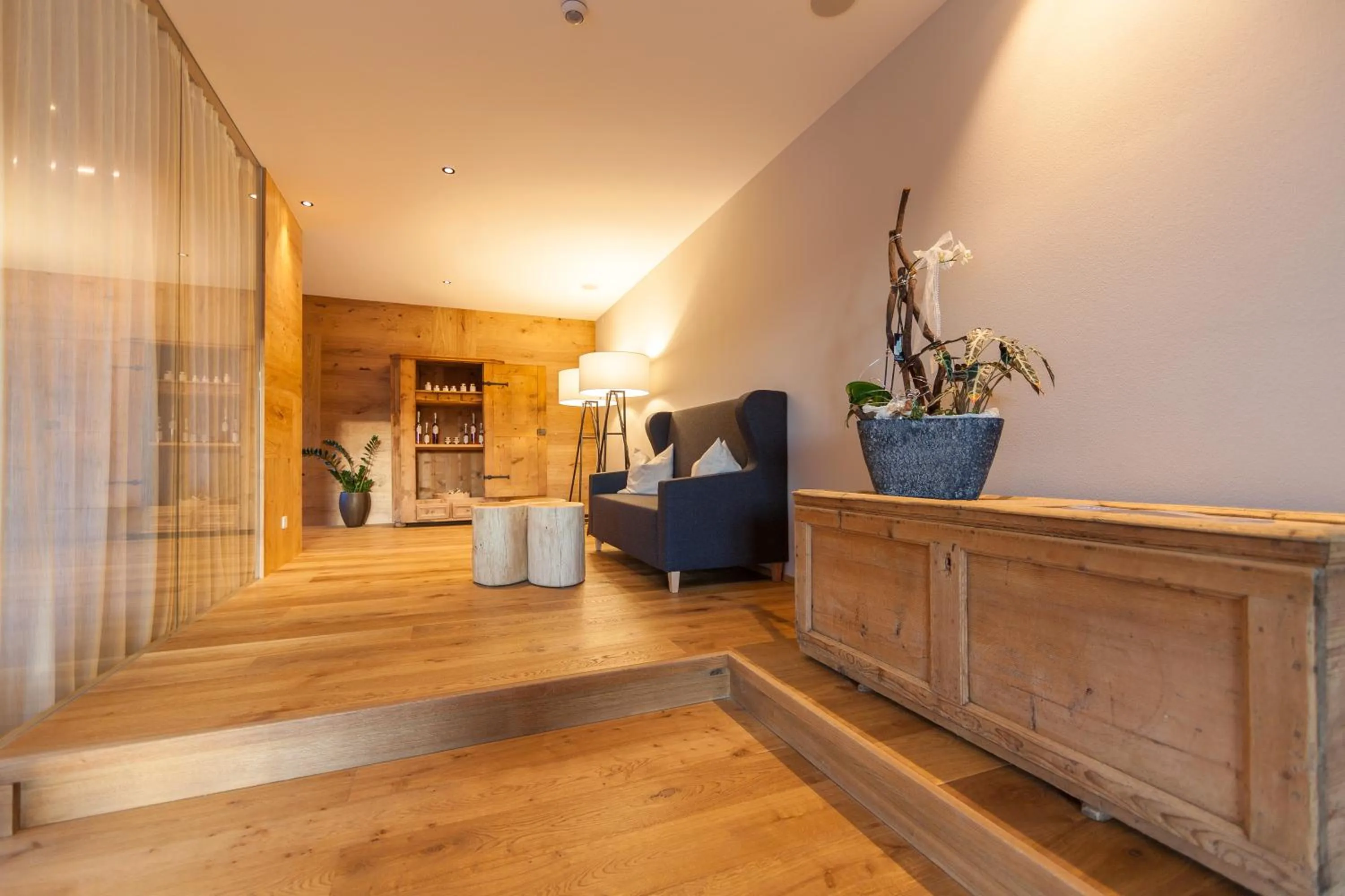 Lobby or reception in JOAS natur.hotel.b&b