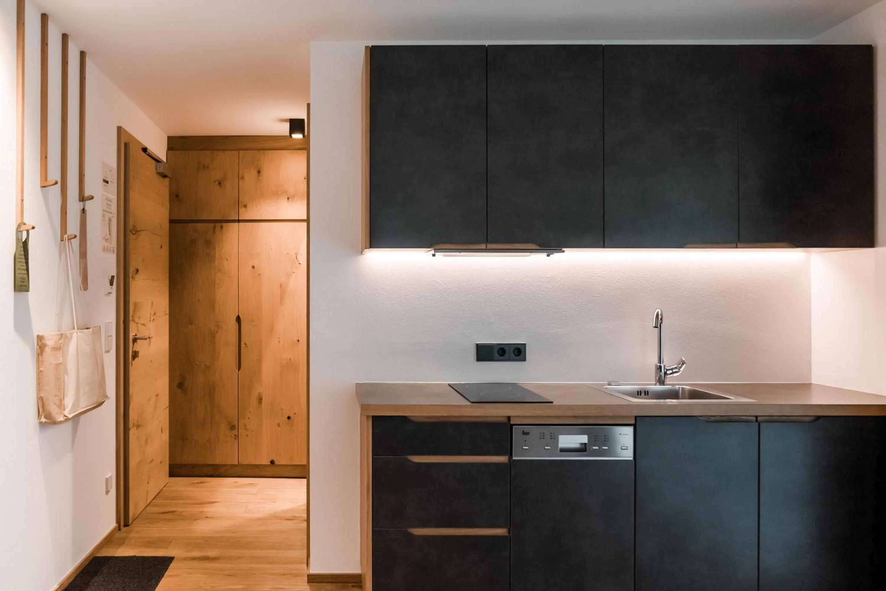 kitchen in JOAS natur.hotel.b&b