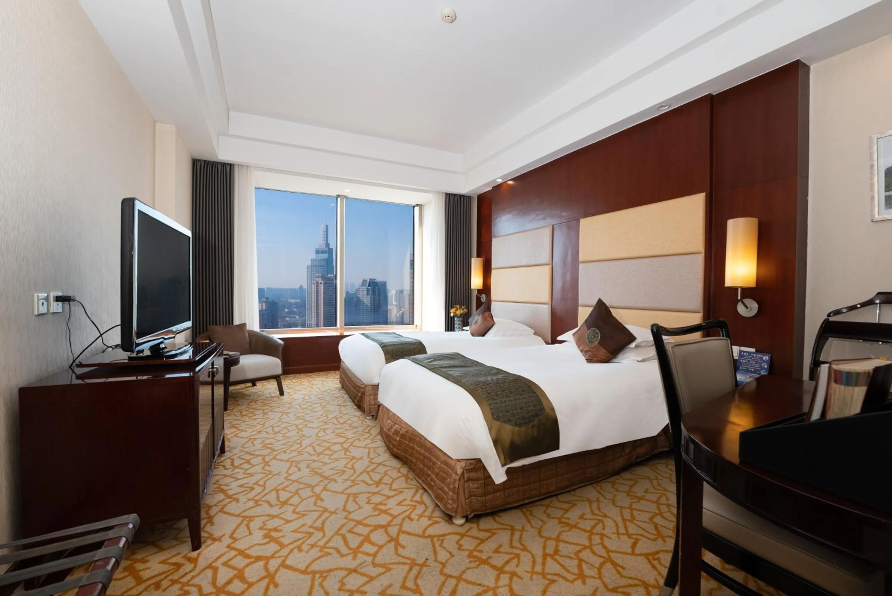 Bed in Nanjing City Celebrity Hotel