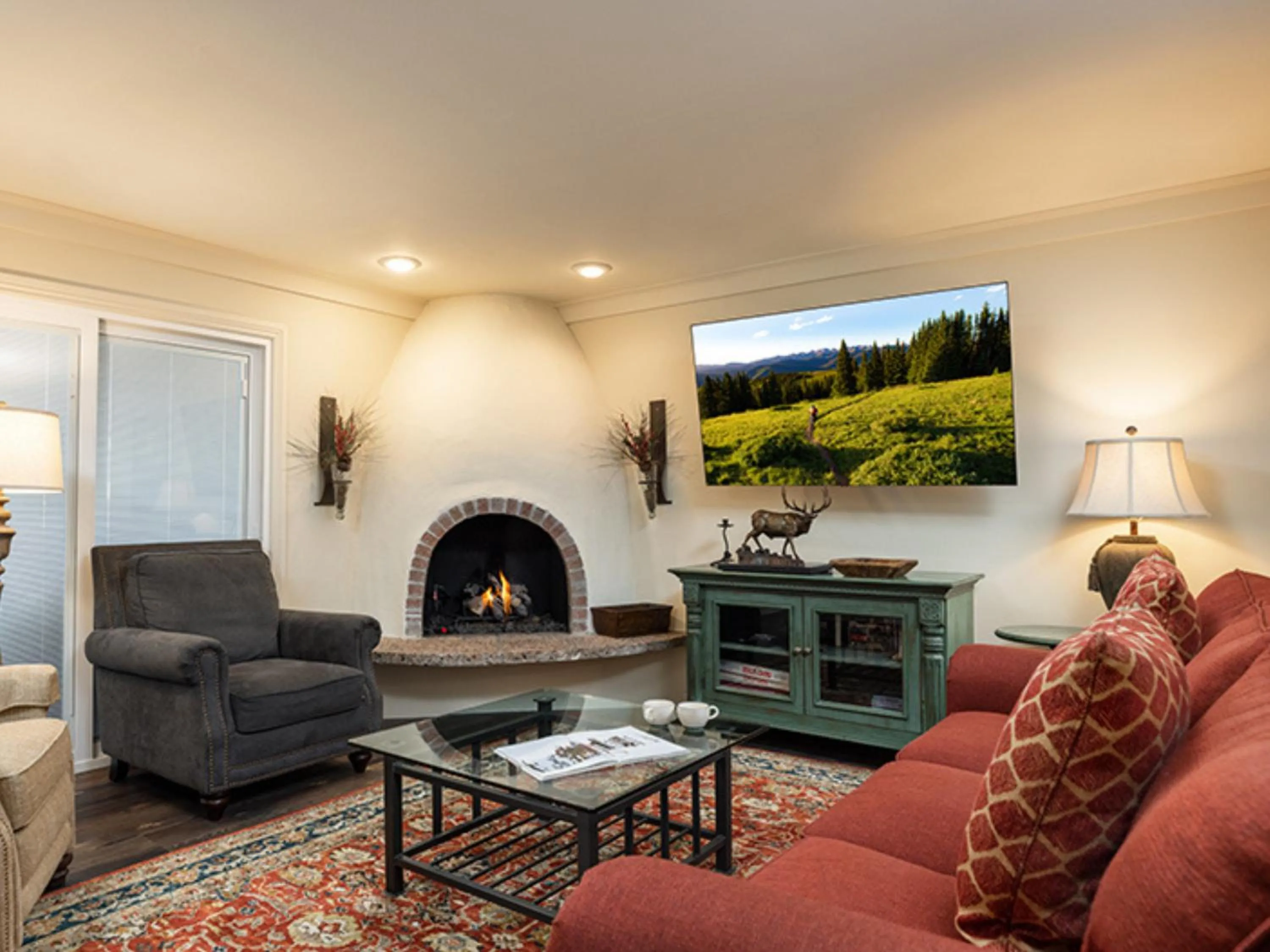 Living room in Enzian - CoralTree Residence Collection