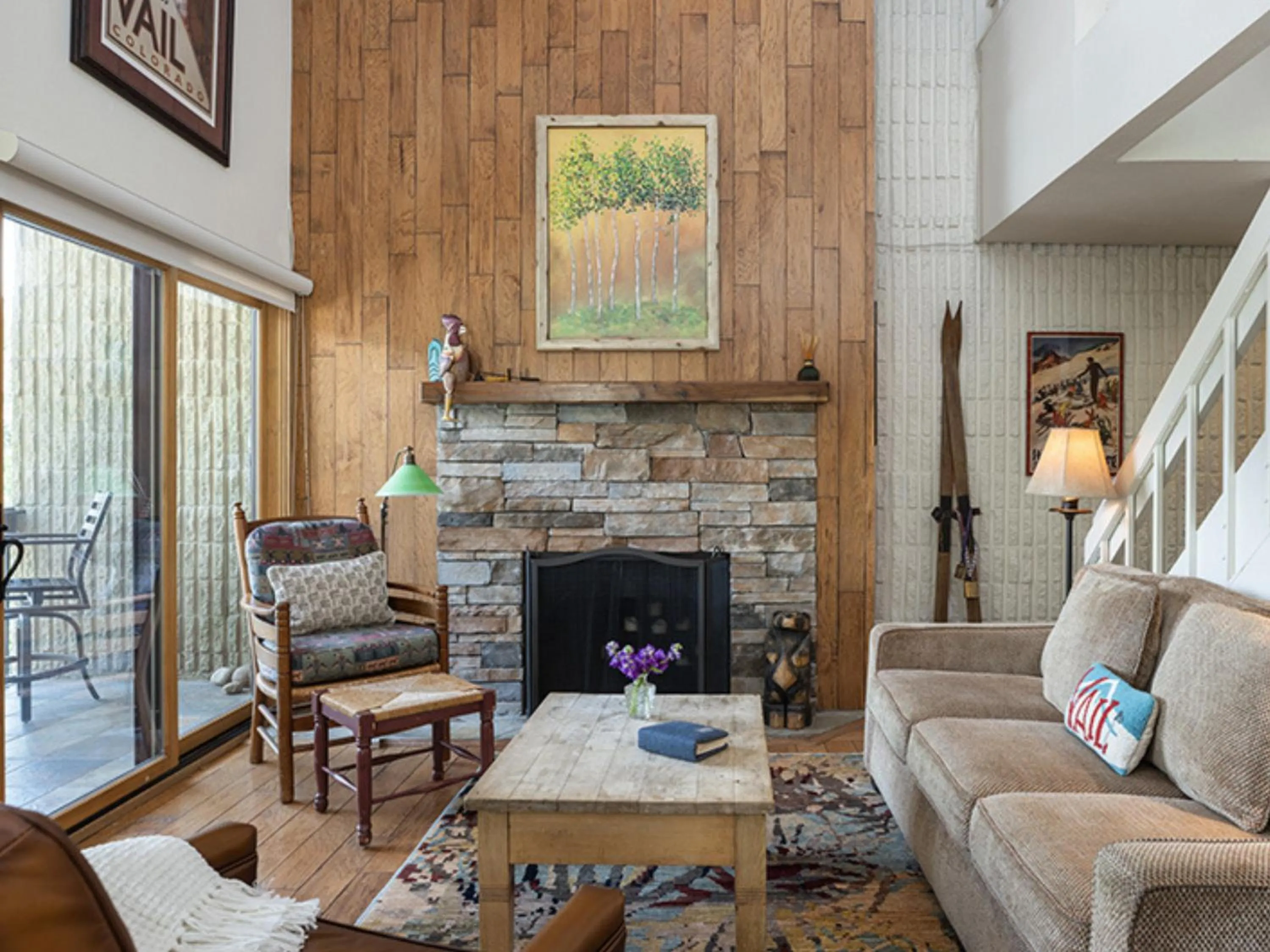 Living room in Vail 21 - CoralTree Residence Collection