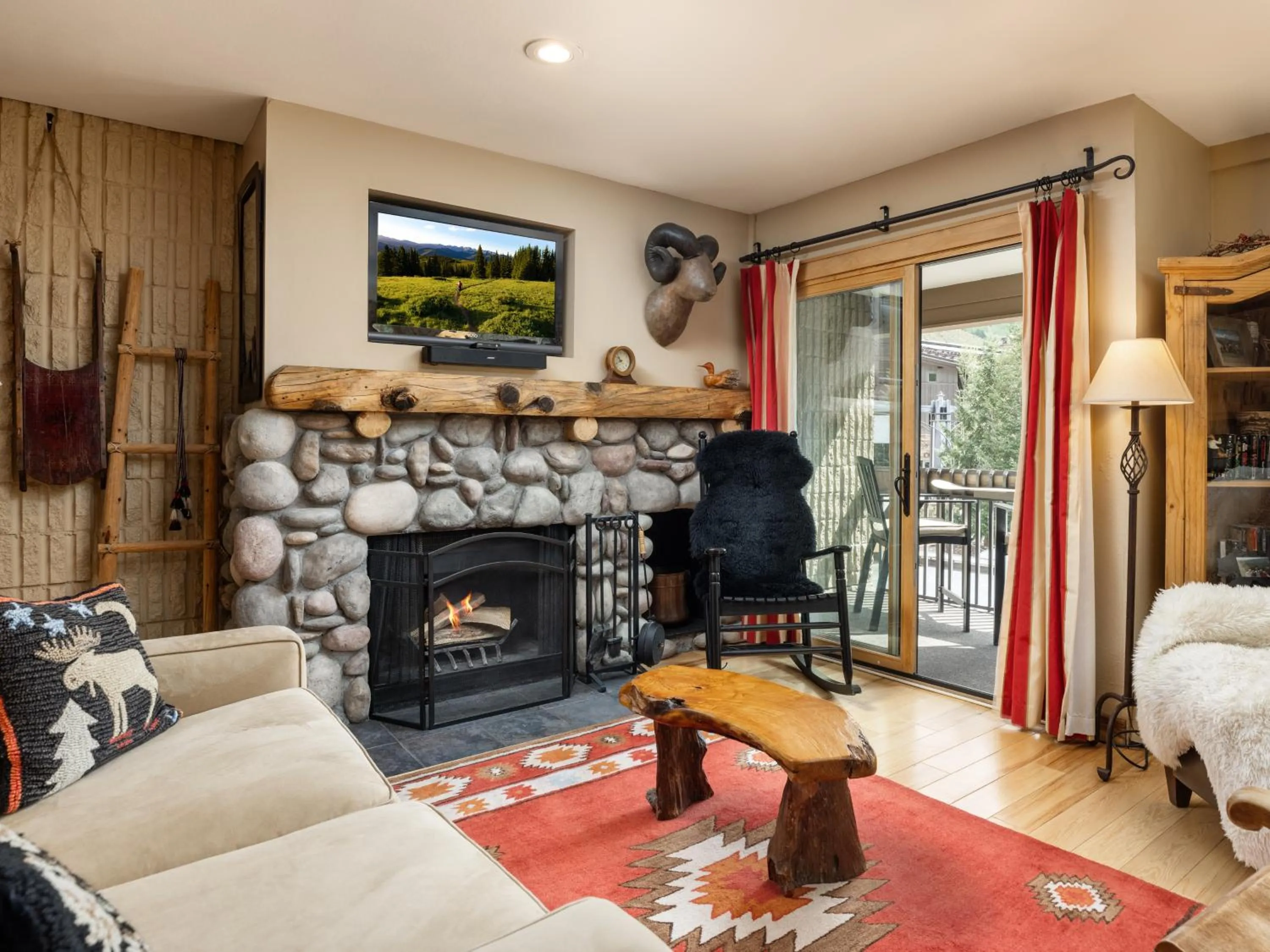 Living room in Vail 21 - CoralTree Residence Collection