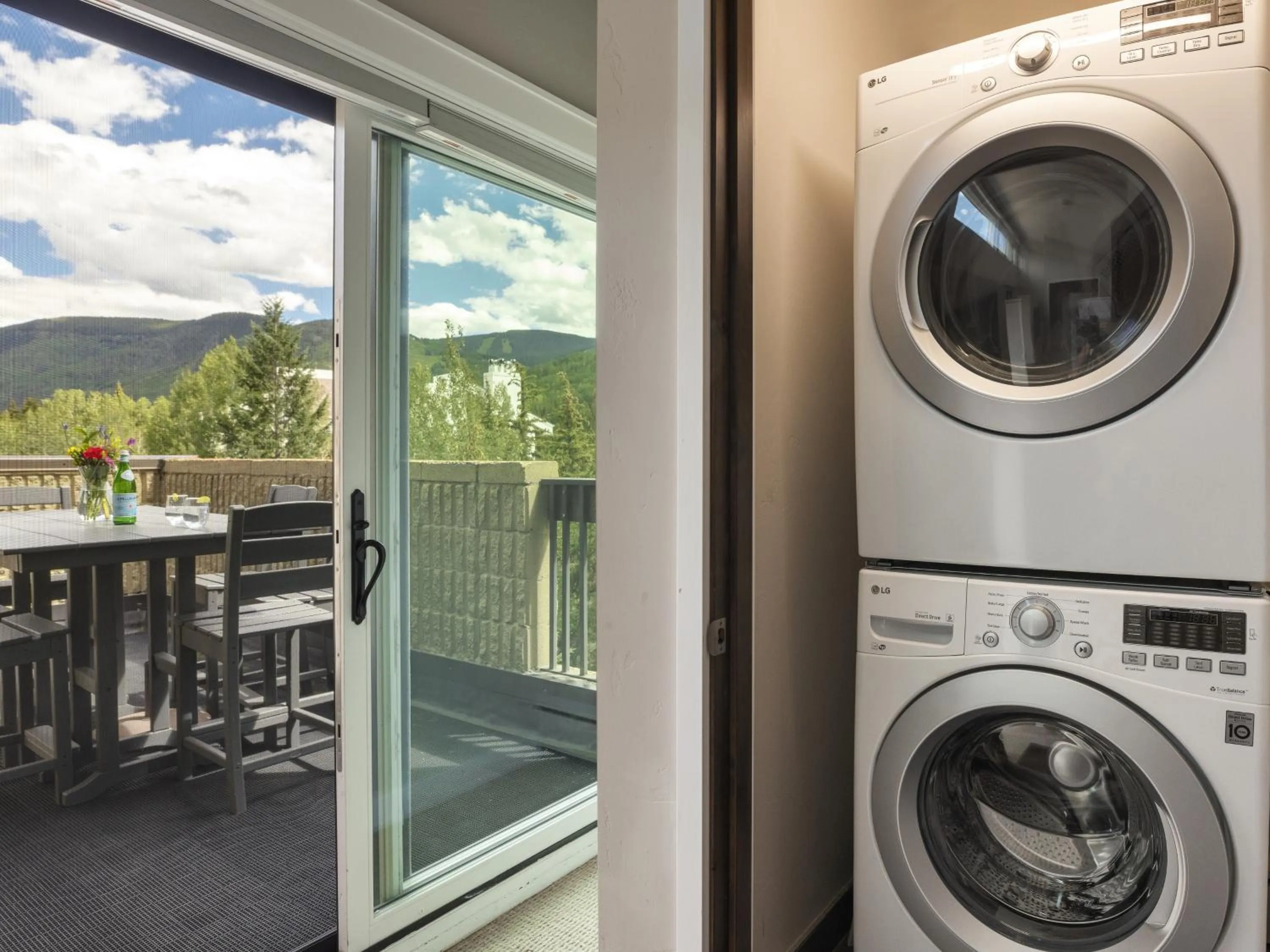 washing machine in Vail 21 - CoralTree Residence Collection