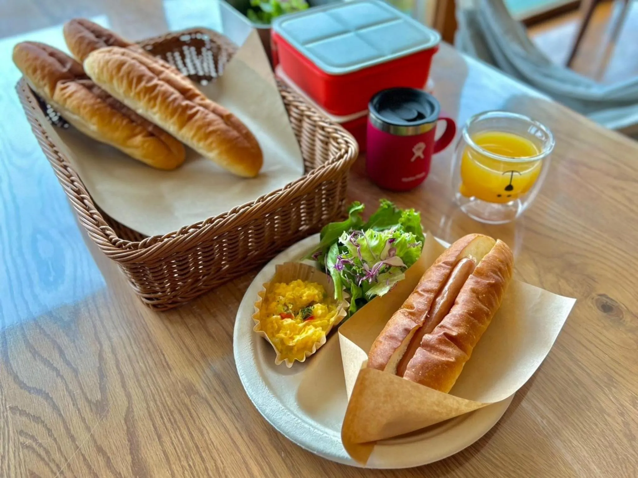 Breakfast in Matsue Forest Park