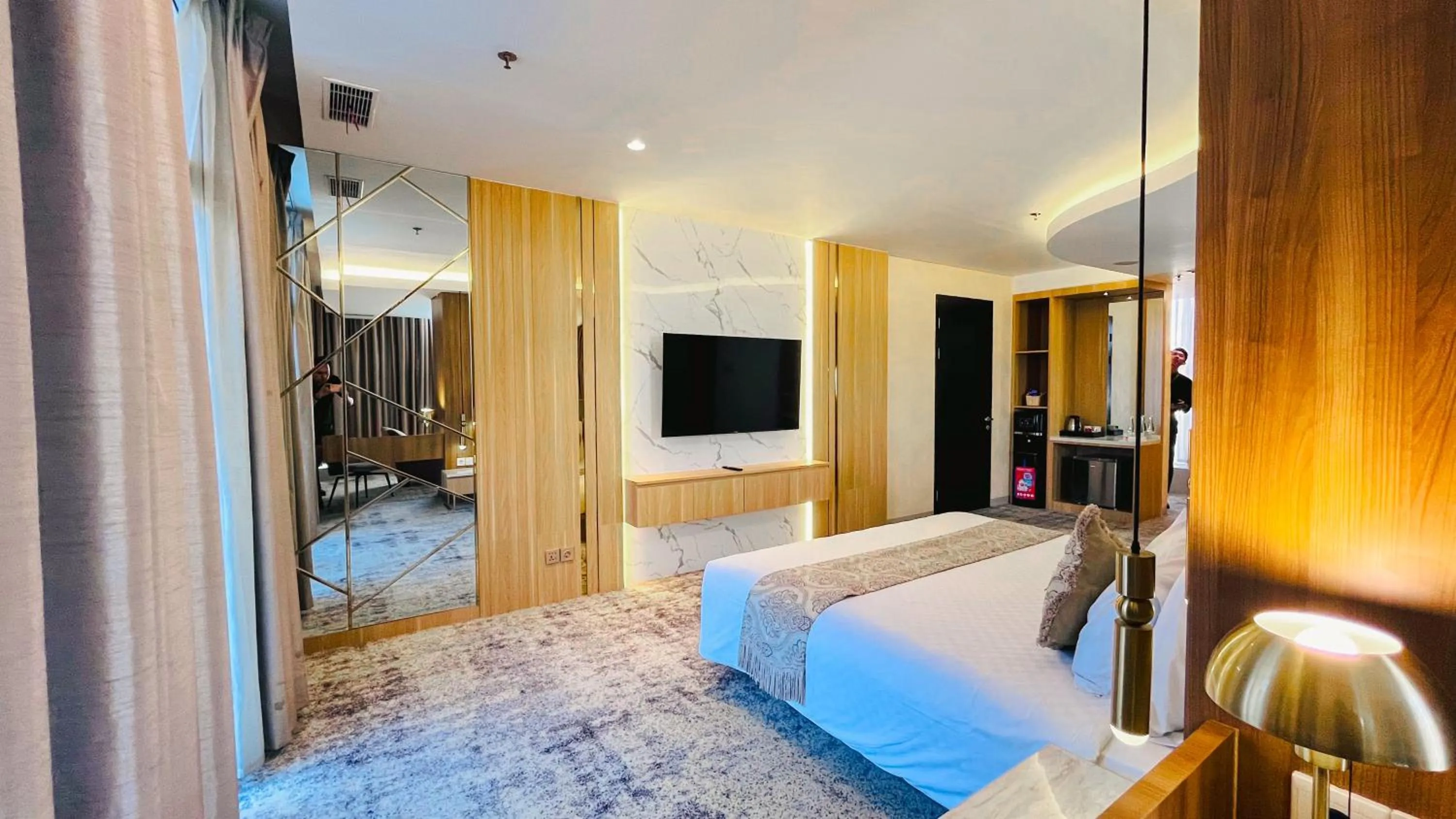 Bed in Grandia Hotel