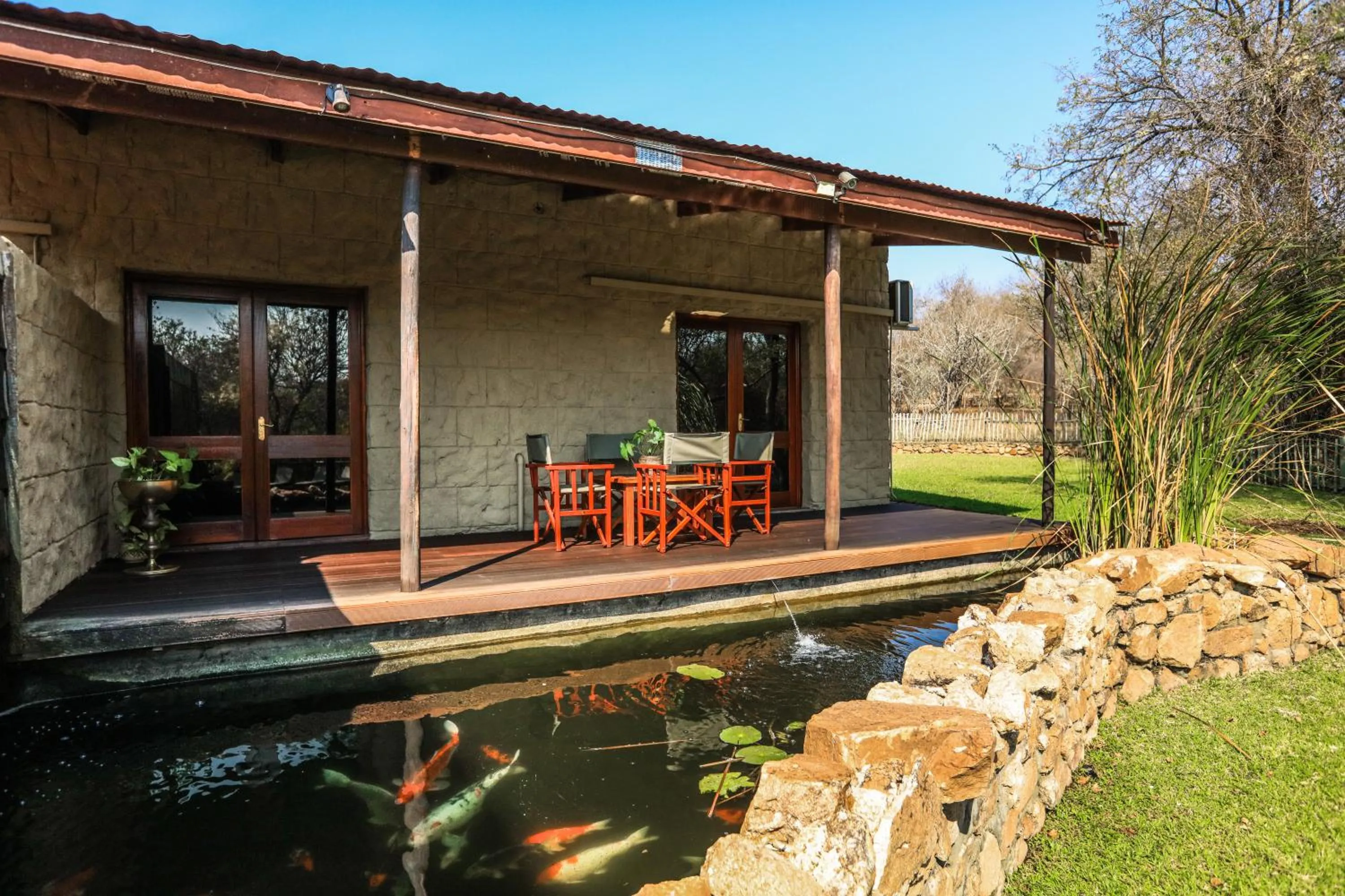 Garden in Grand Kruger Lodge and Spa