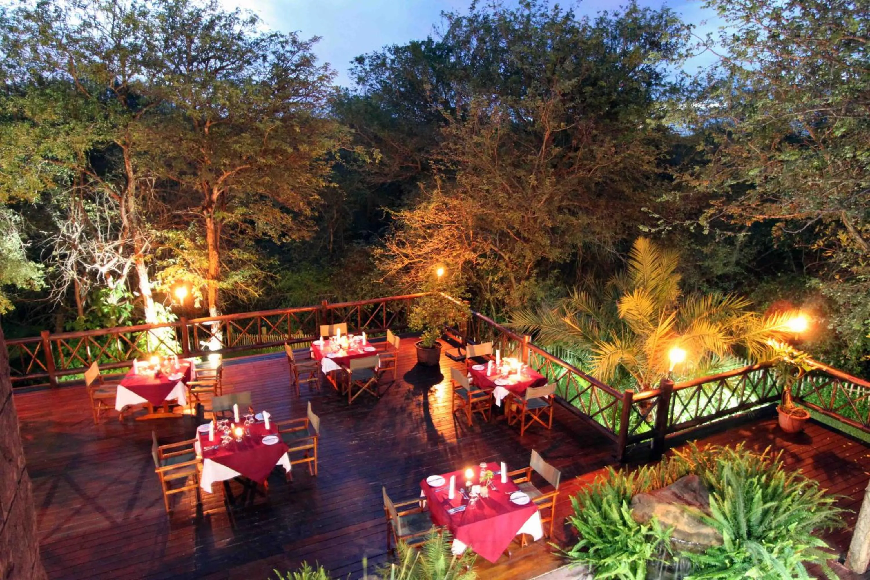 Restaurant/places to eat in Grand Kruger Lodge and Spa