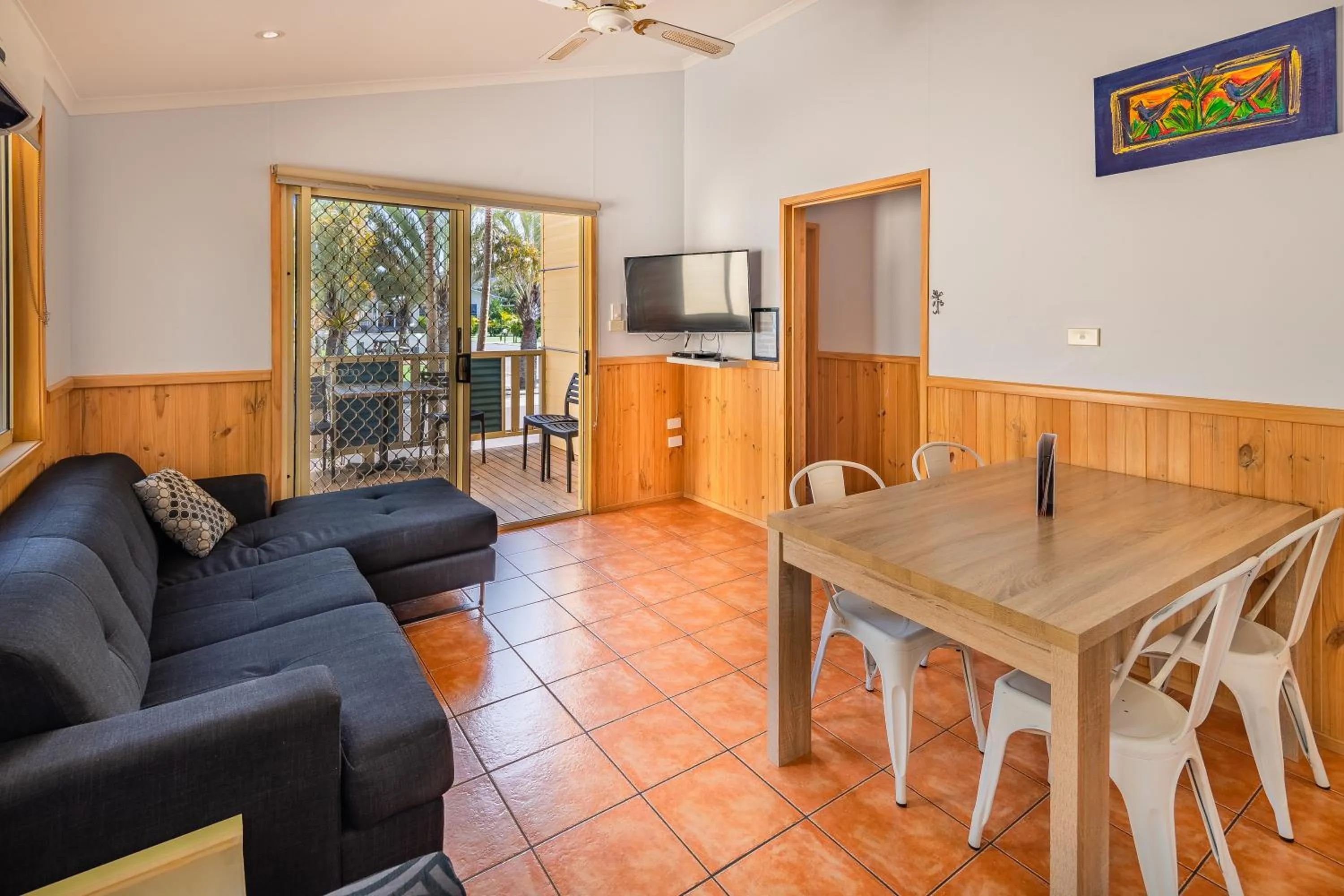 Living room in Ingenia Holidays Soldiers Point