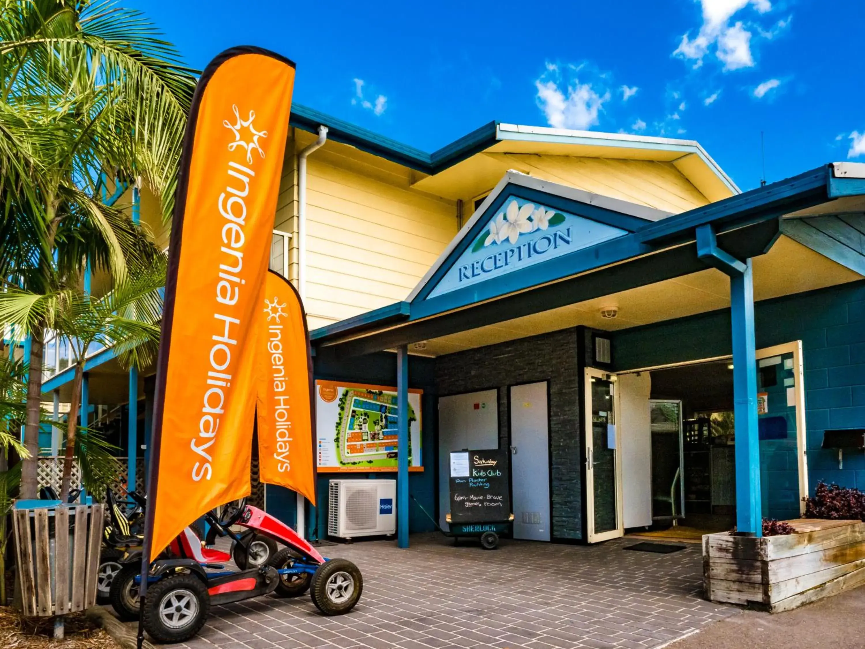 Facade/entrance in Ingenia Holidays Soldiers Point Facade/entrance in Ingenia Holidays Soldiers Point