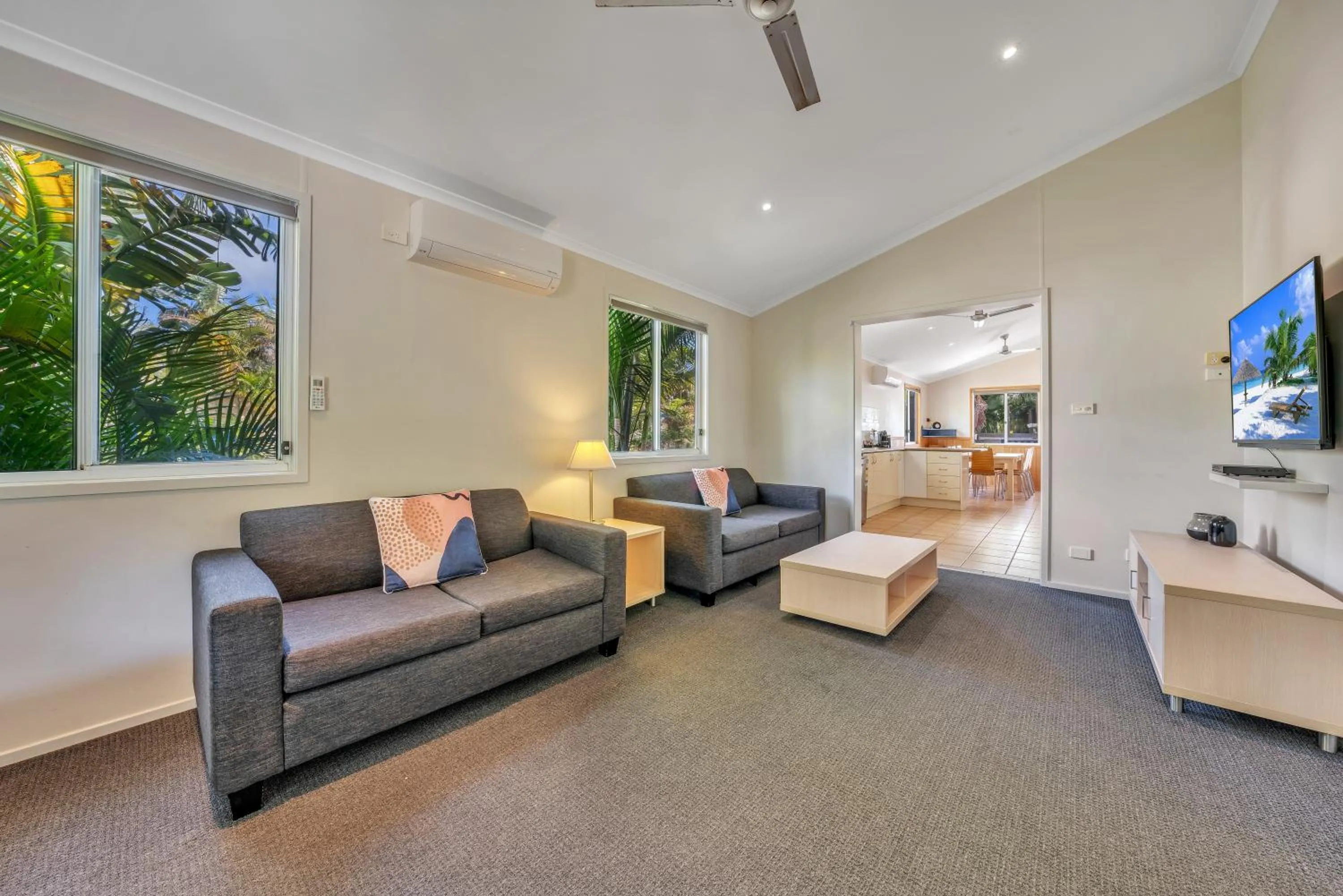 Living room in Ingenia Holidays Soldiers Point