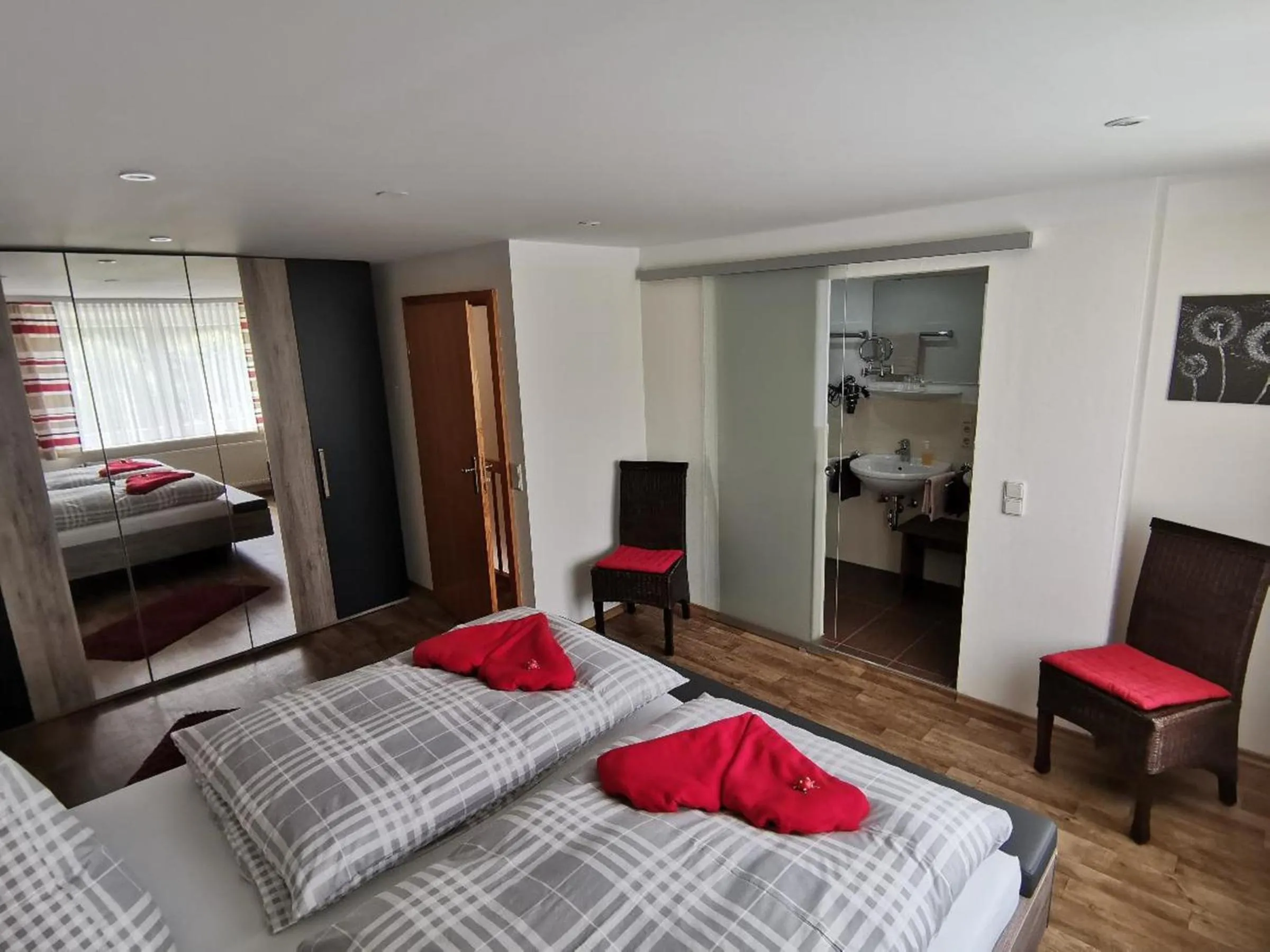 Bedroom, Bed in Ferienhaus Isolde