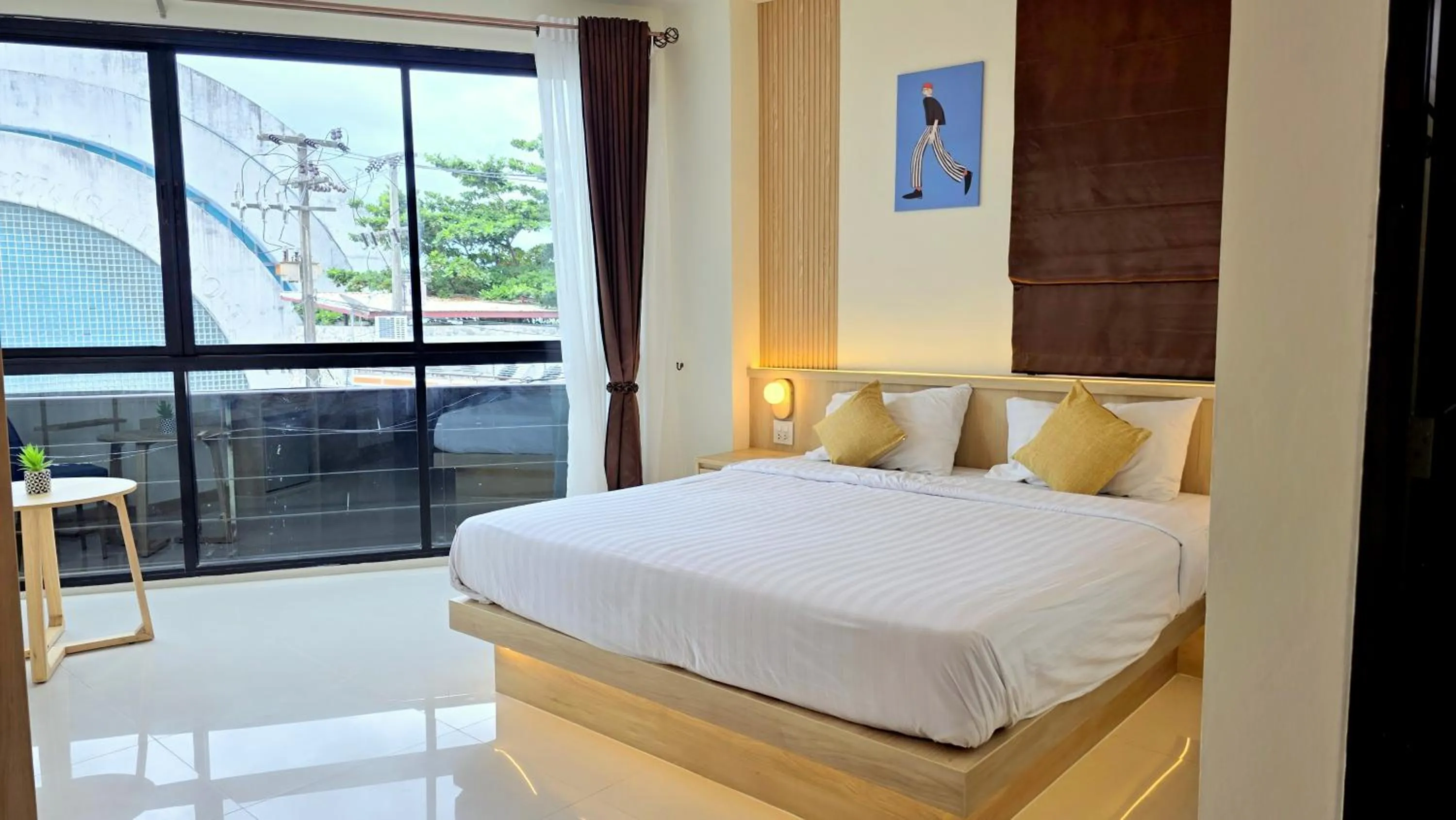 Bed in Samed Port View